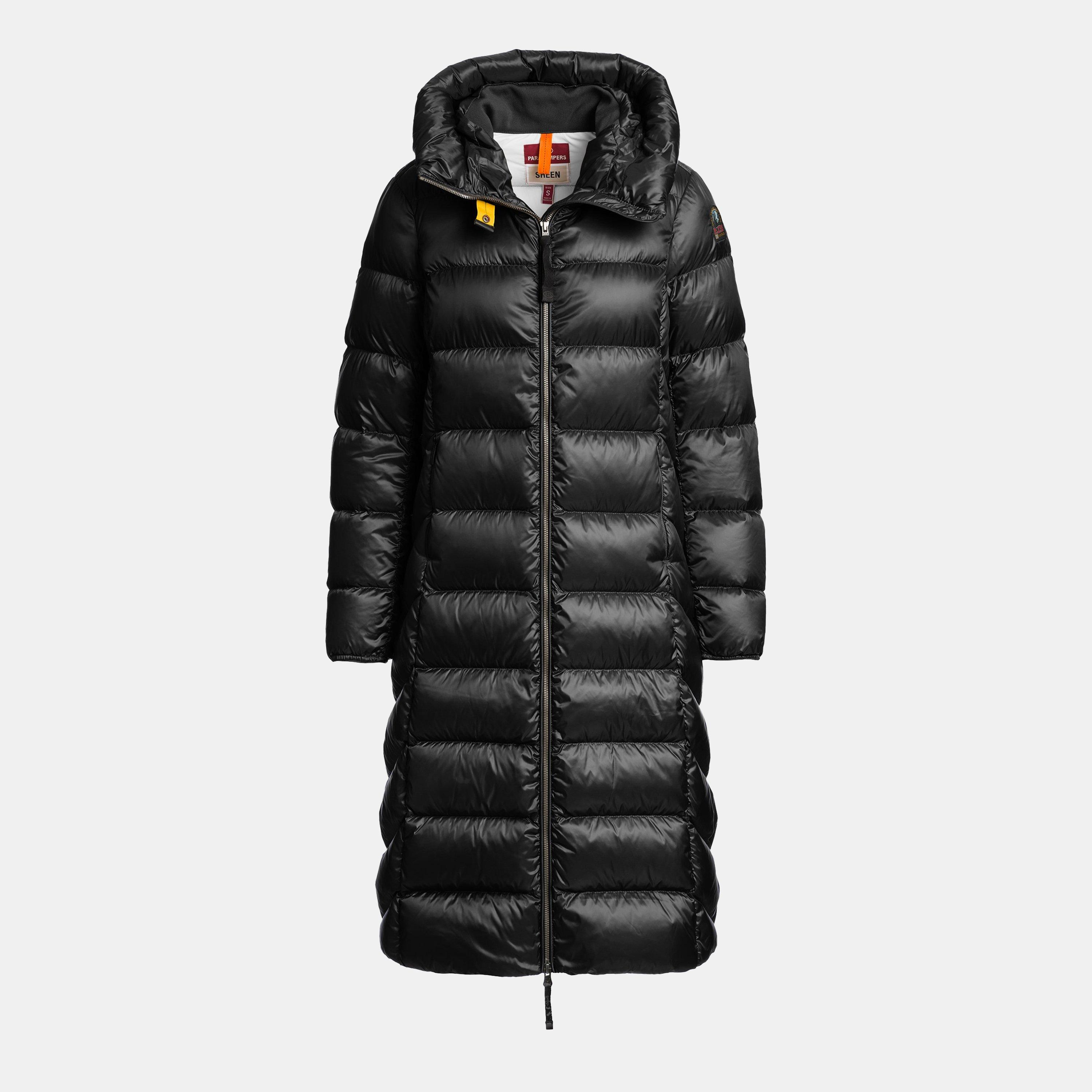 Black - Parajumpers - Women's Para Leah Quilted Extended Length Long Puffer Jacket