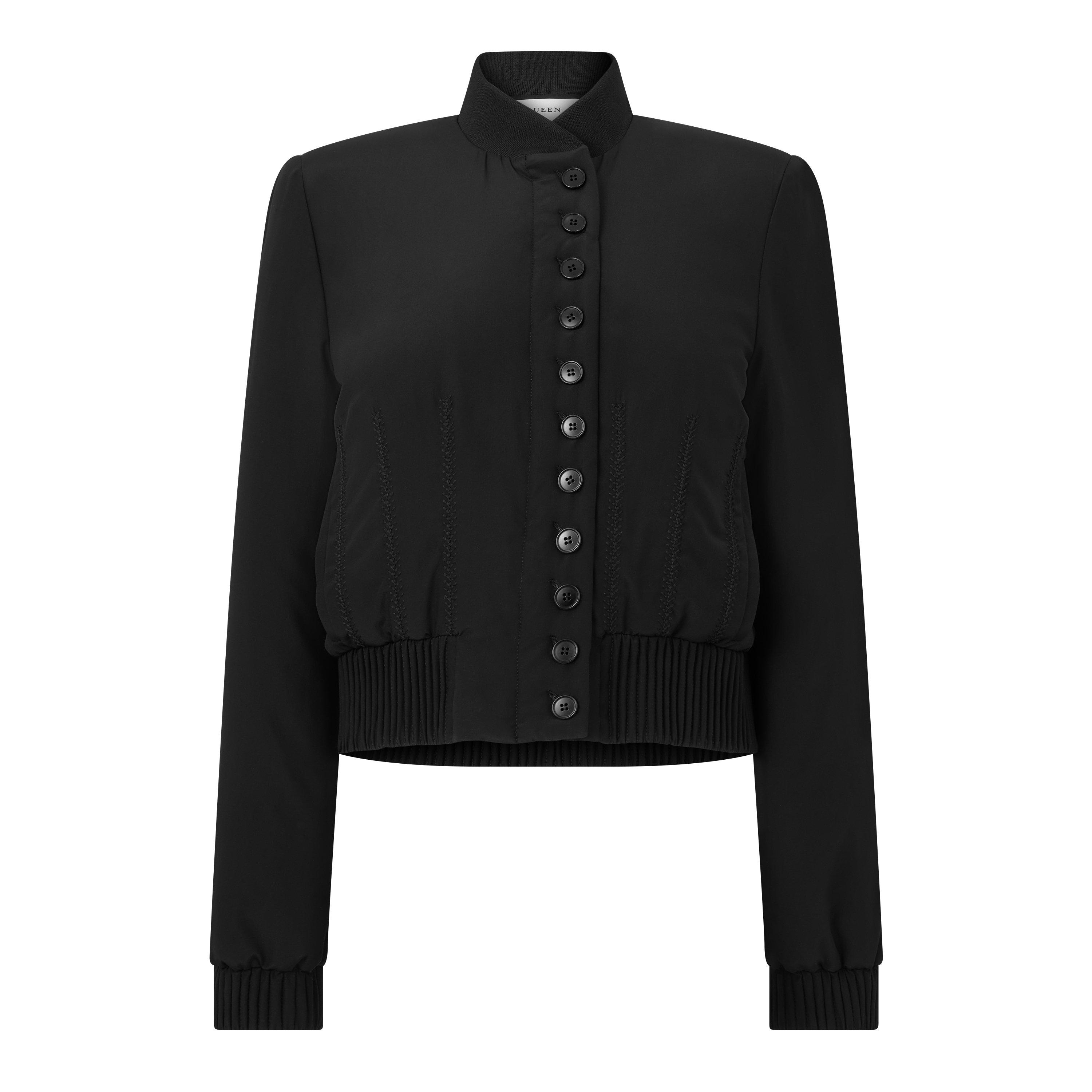 Black - Alexander McQueen - Alex Dart Bomber Jkt Ld63 - 1
