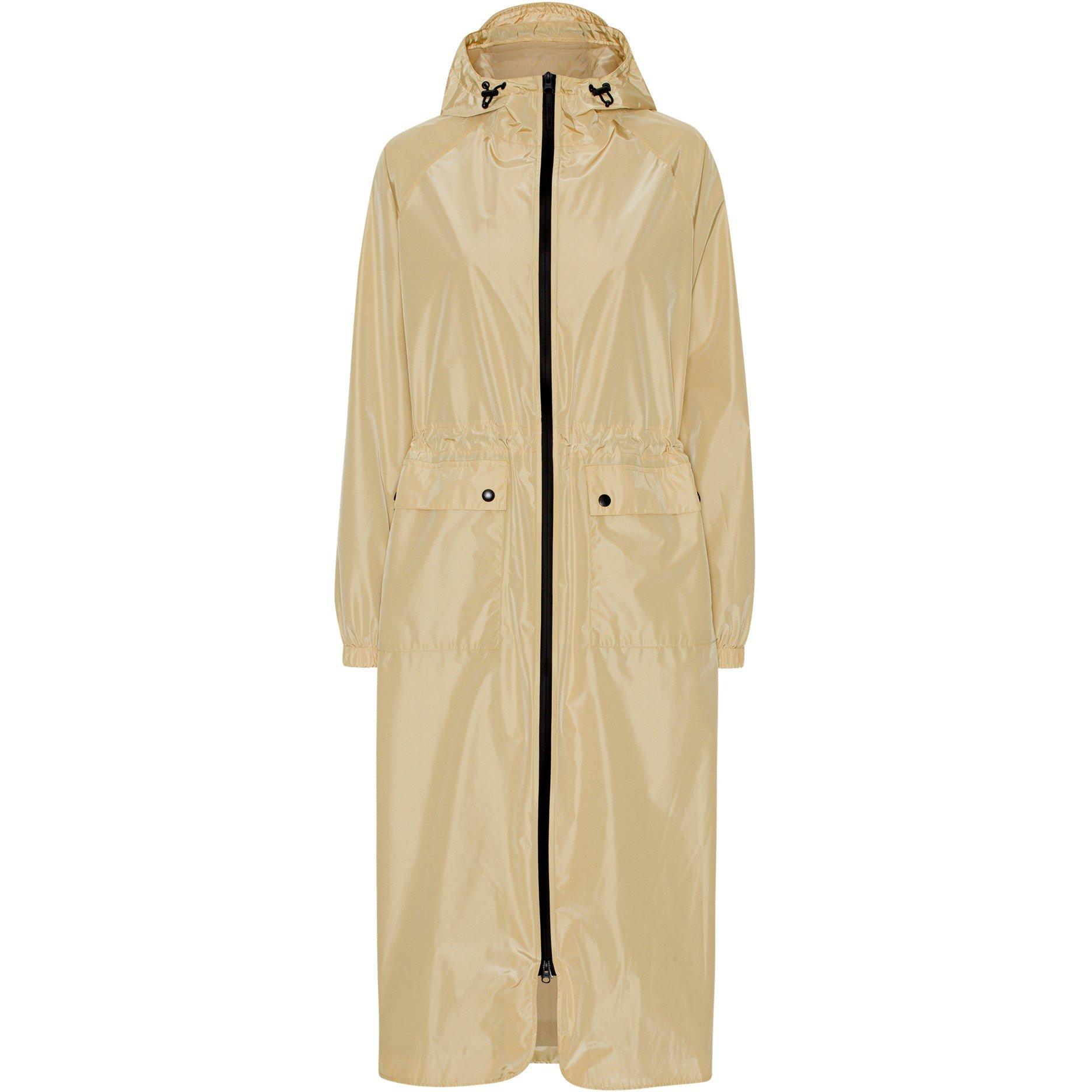 Beige - Ilse Jacobsen - Women's Long Anorak - 4