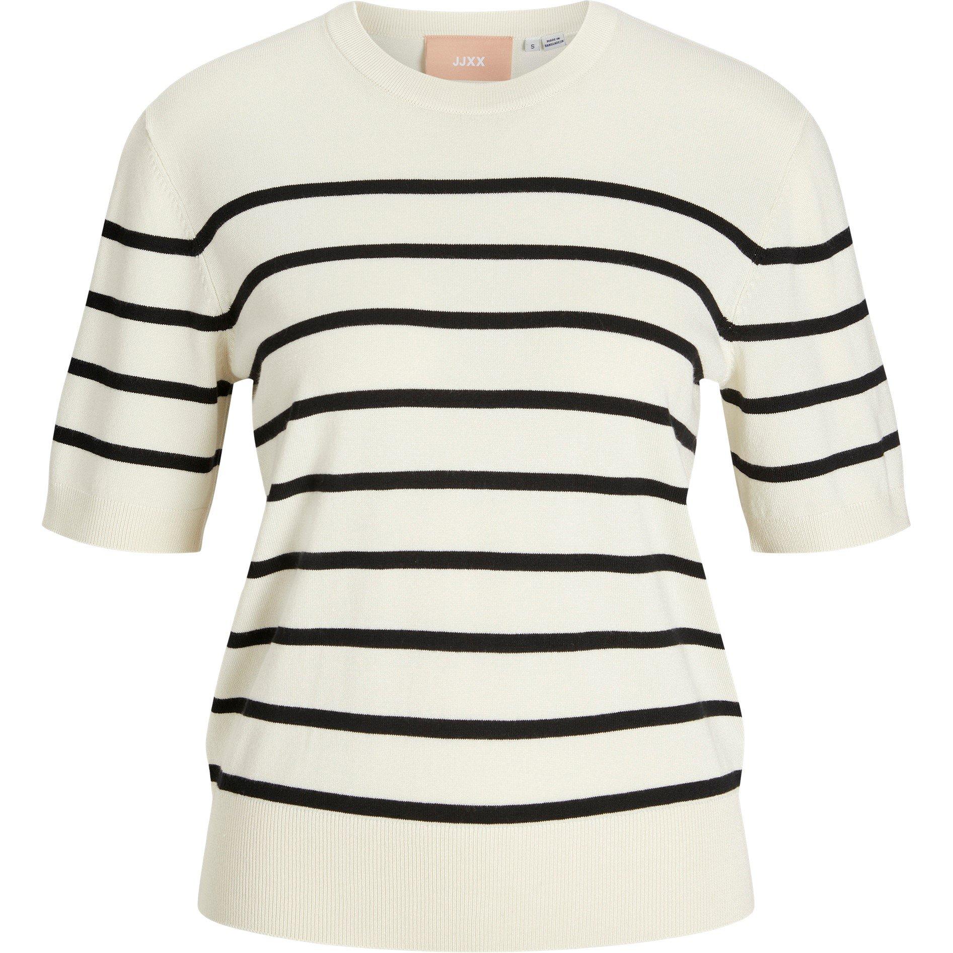 Ghiaccio alla vaniglia - JJXX - Women's Layla Short-Sleeve Knitted Top - 6