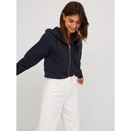 JJXX Abbie Long Sleeve Zip Cropped Hoodie