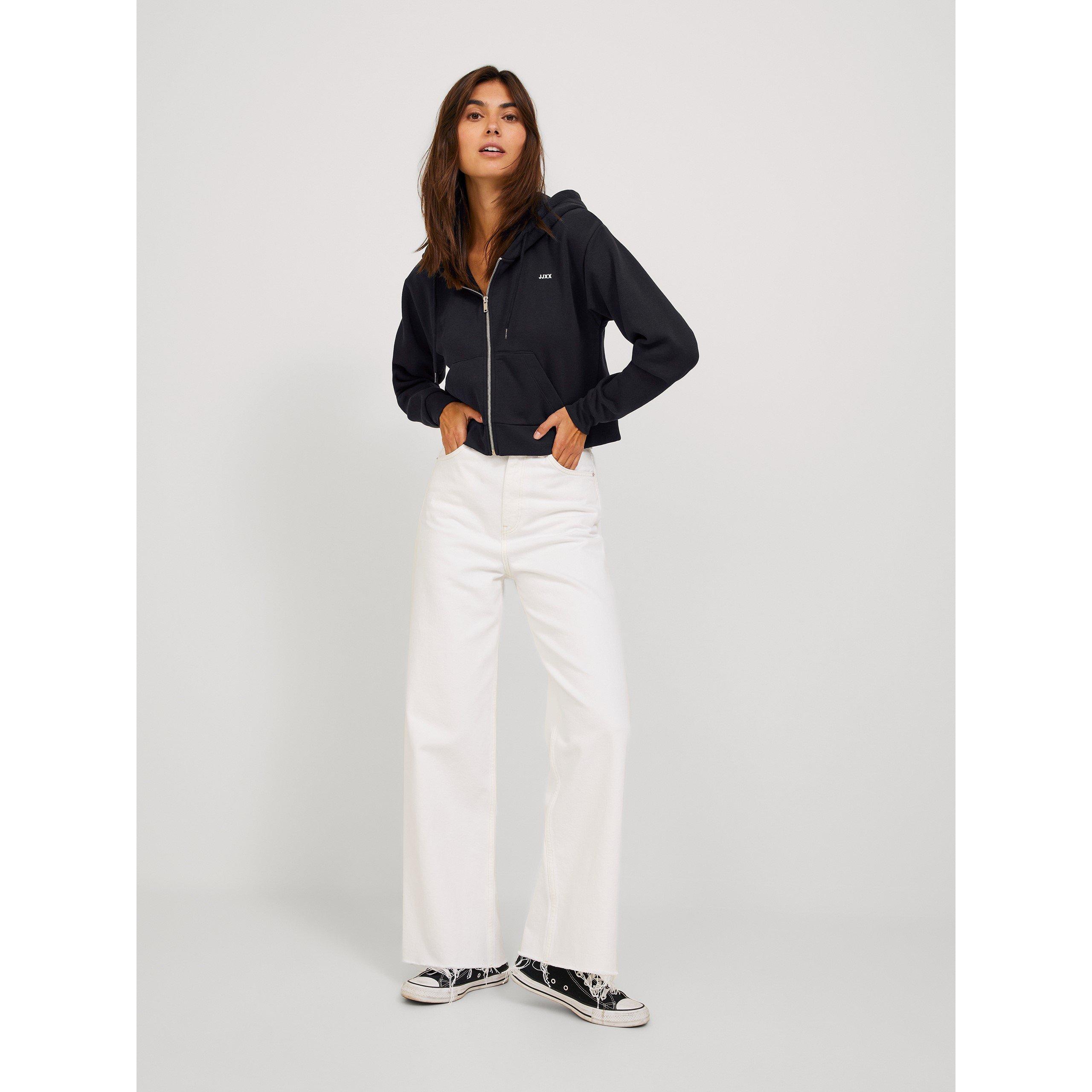 Jjxx 【 Abbie Long Sleeve Zip Cropped Hoodie Women 】 ファッション レディースファッション トップス パーカー レディース JJXX | Abbie Long Sleeve Zip Cropped Hoodie | Cropped