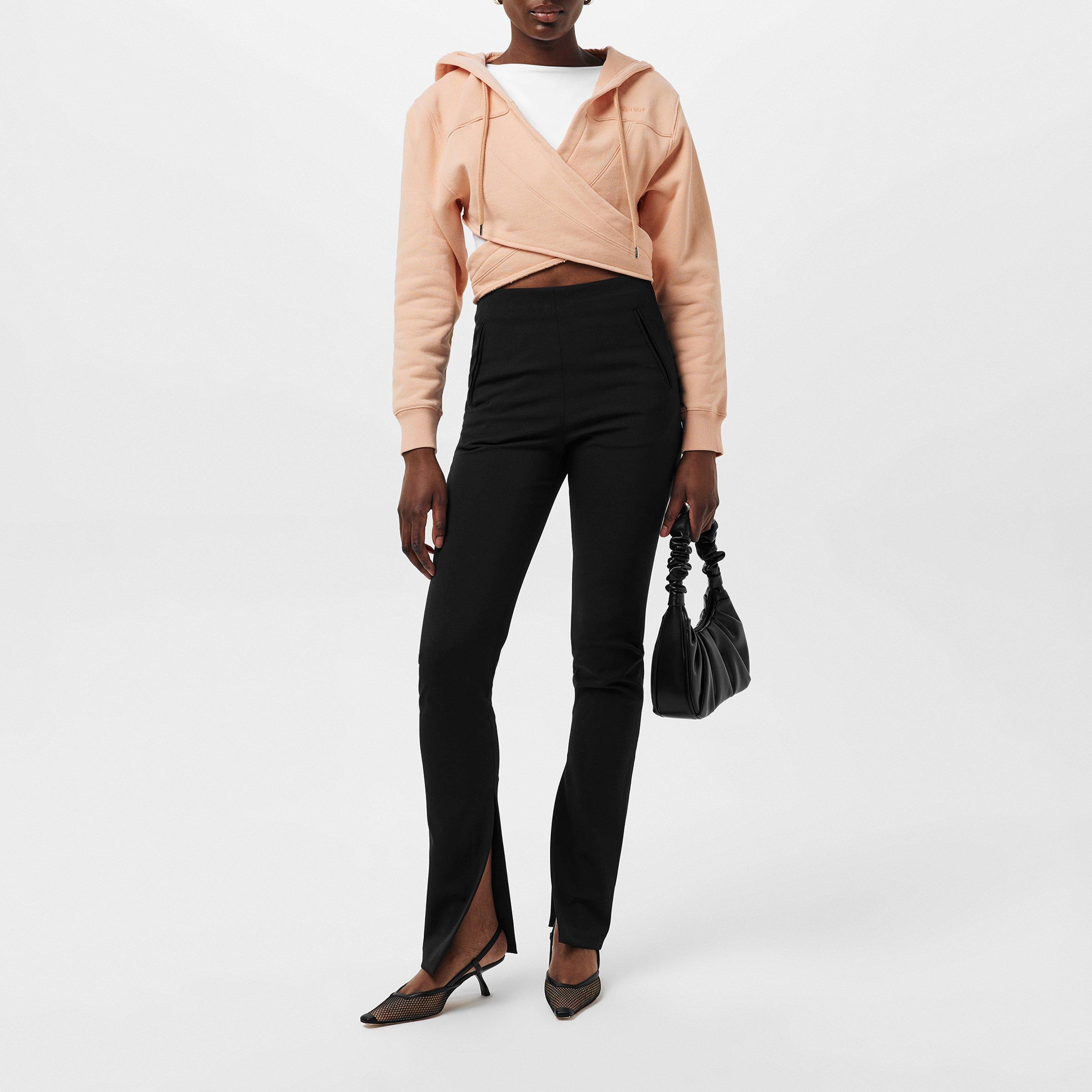 Salmon Pink - Ambush - Wrap Cropped Hoodie - 6