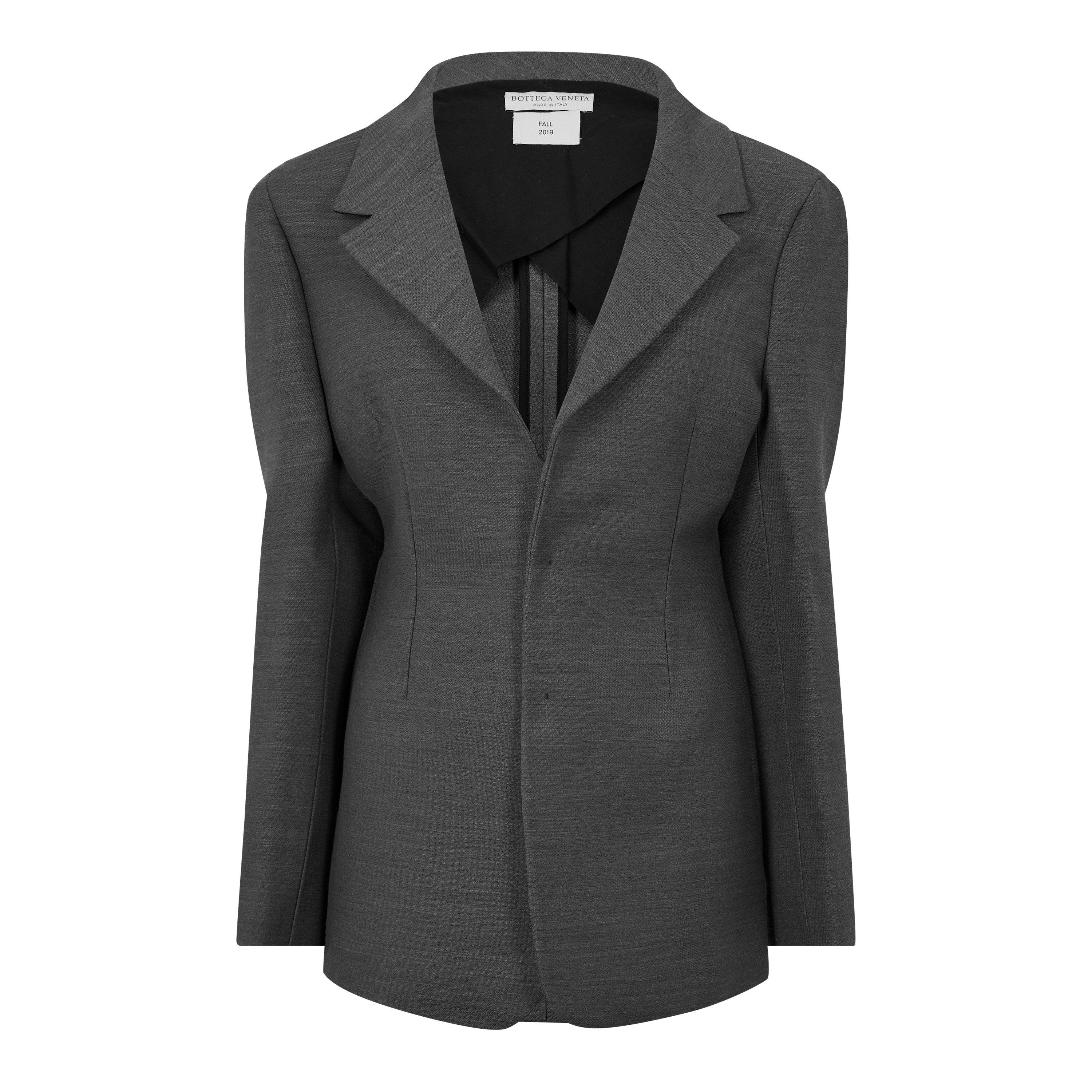 Light Grey - Bottega Veneta - Women's Bomber Jacket - 1