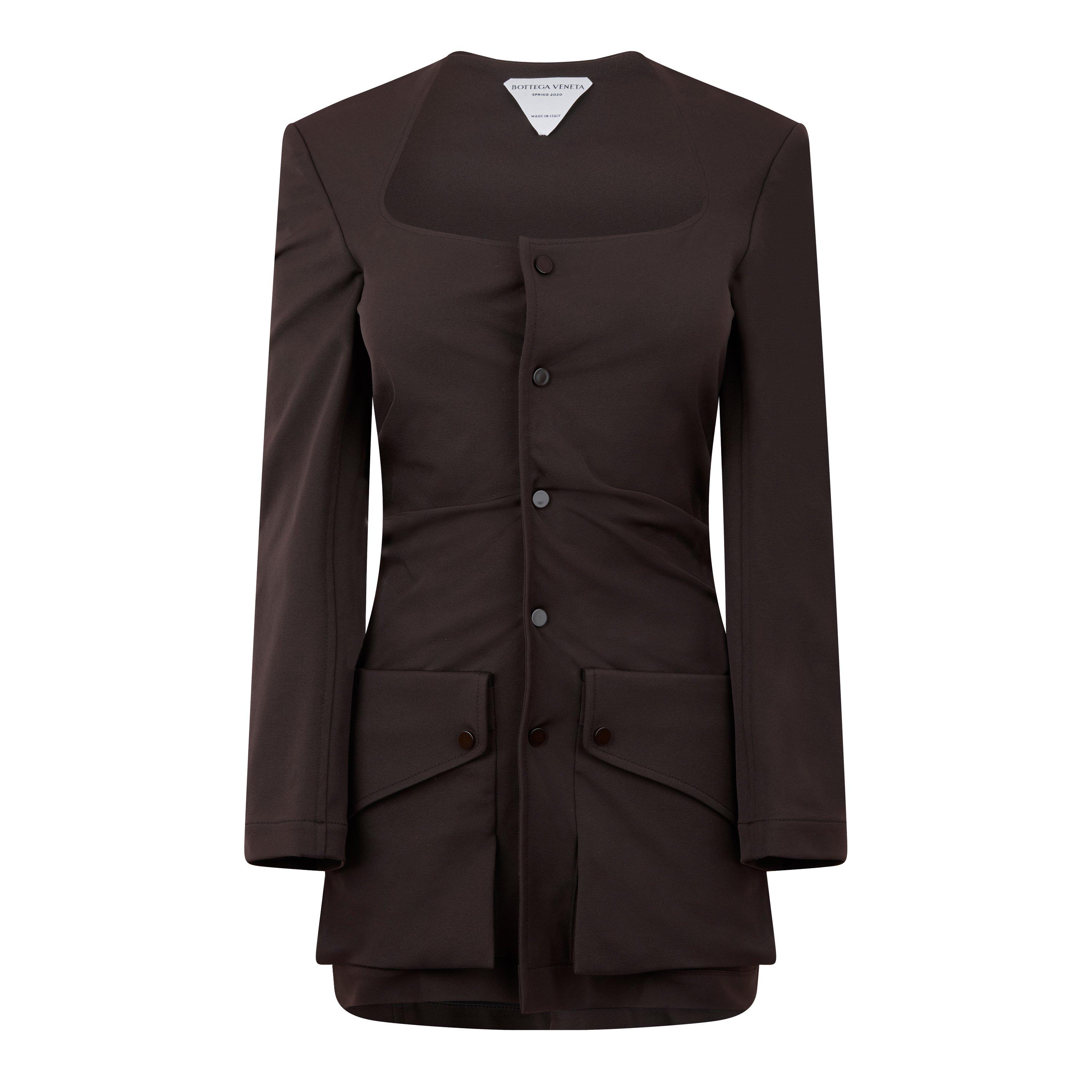 Chocolate - Bottega Veneta - Women's Bomber Jacket - 1