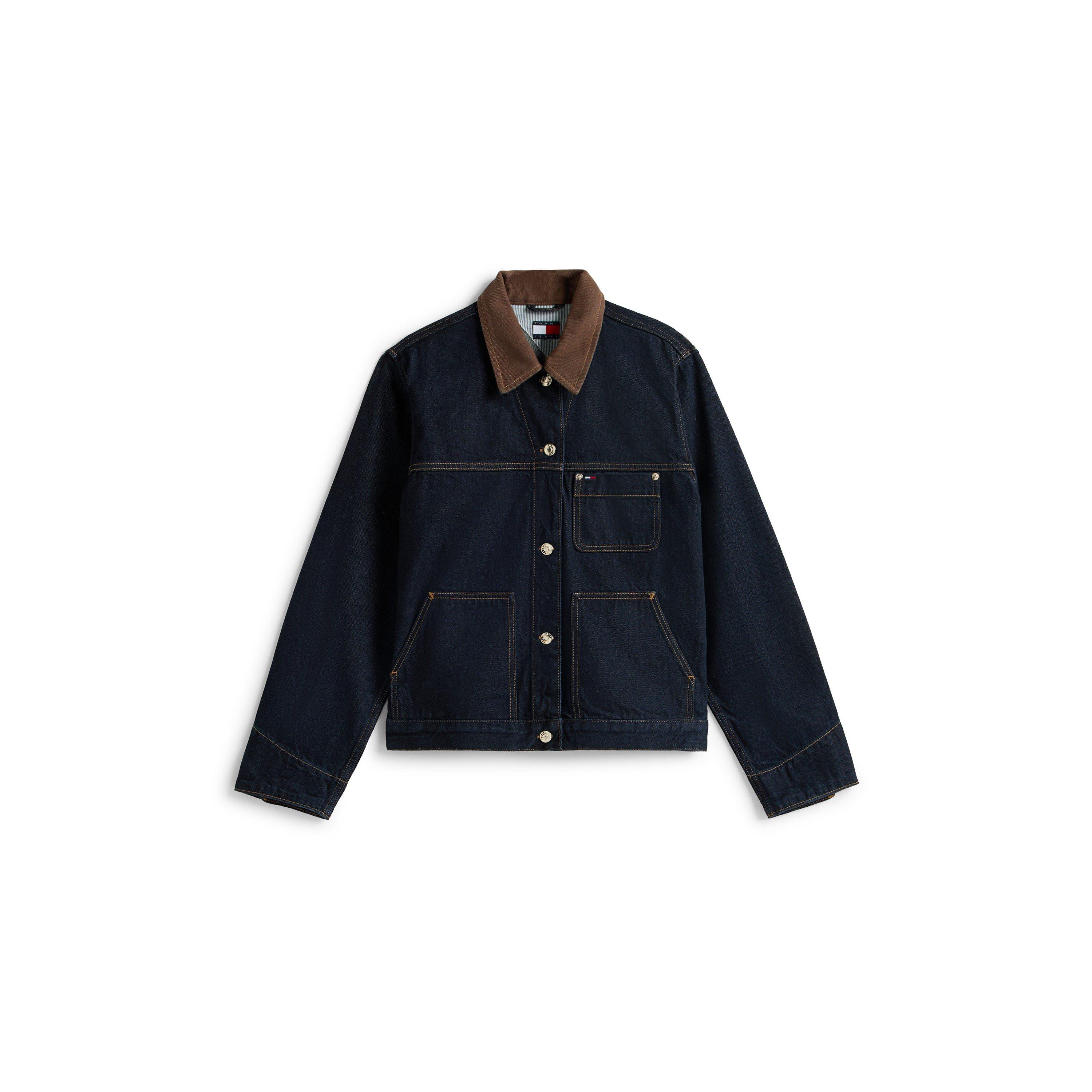 Tommy Jeans Women's Chore Barn Jacket - Denim Dark - 8 (XS)