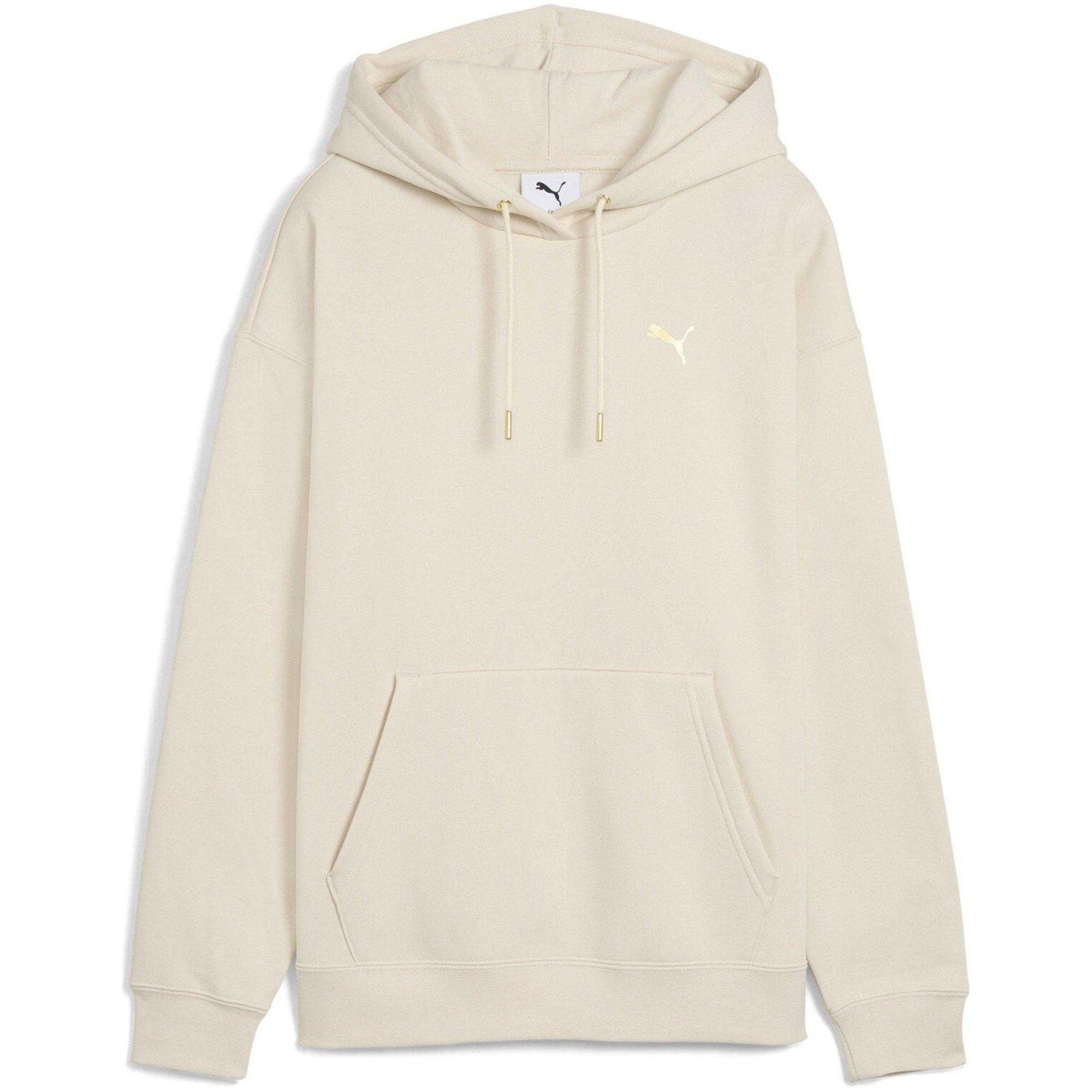 Puma Women's Maximal Metallic Comfort Tech Fleece Overhead Hoodie