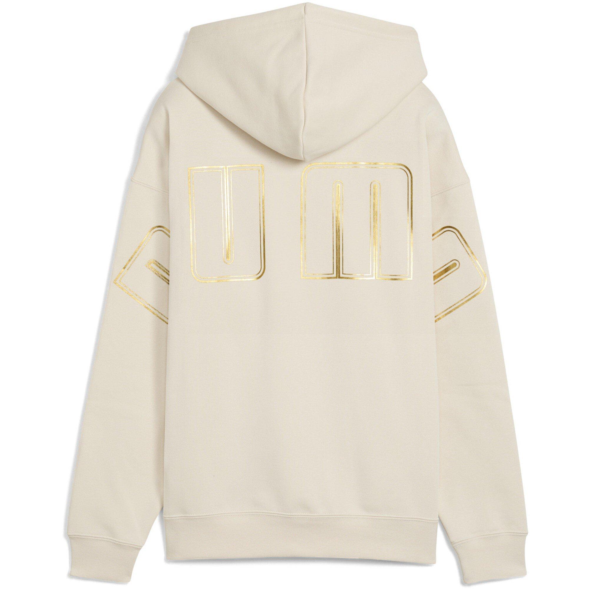 Alpine Snow - Puma - Women's Maximal Metallic Comfort Tech Fleece Overhead Hoodie - 2