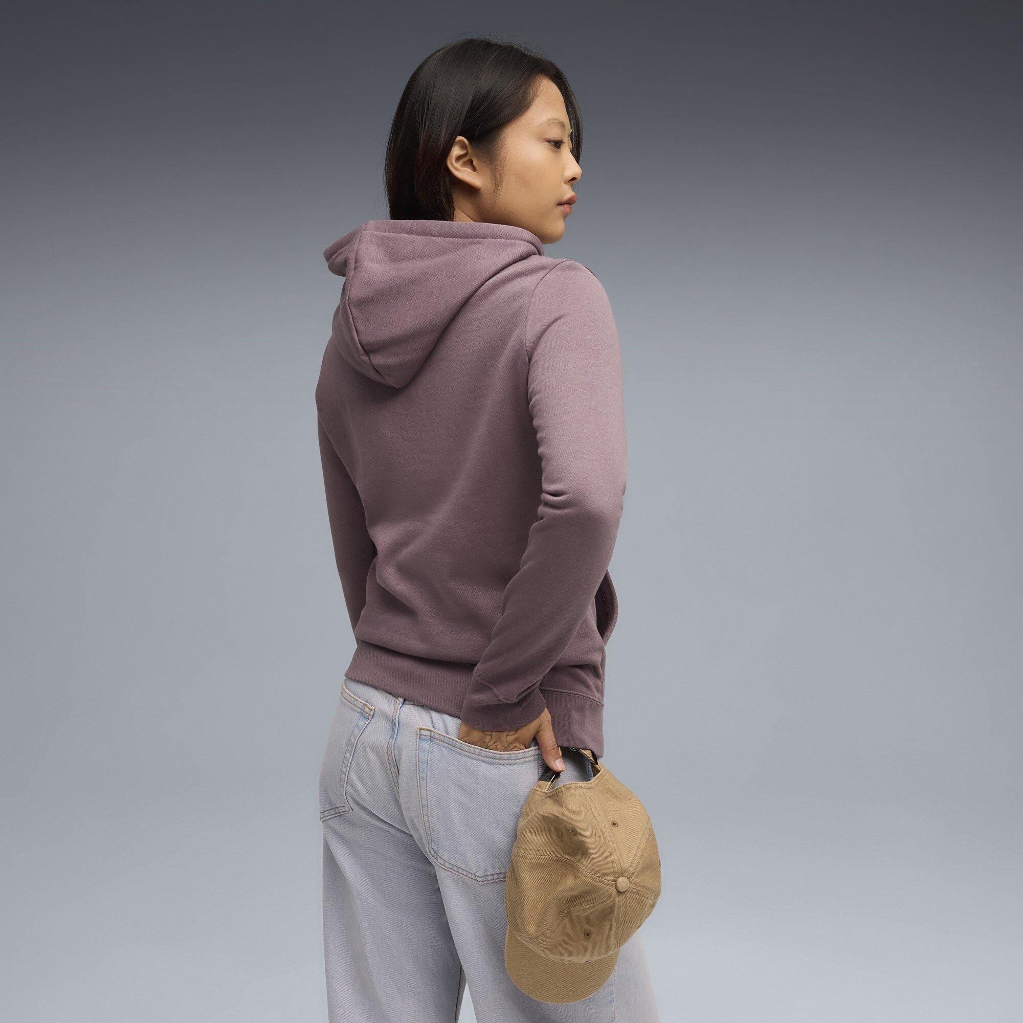 Raisin - Puma - Women's No. 1 Logo Tech Fleece Overhead Hoodie - 4