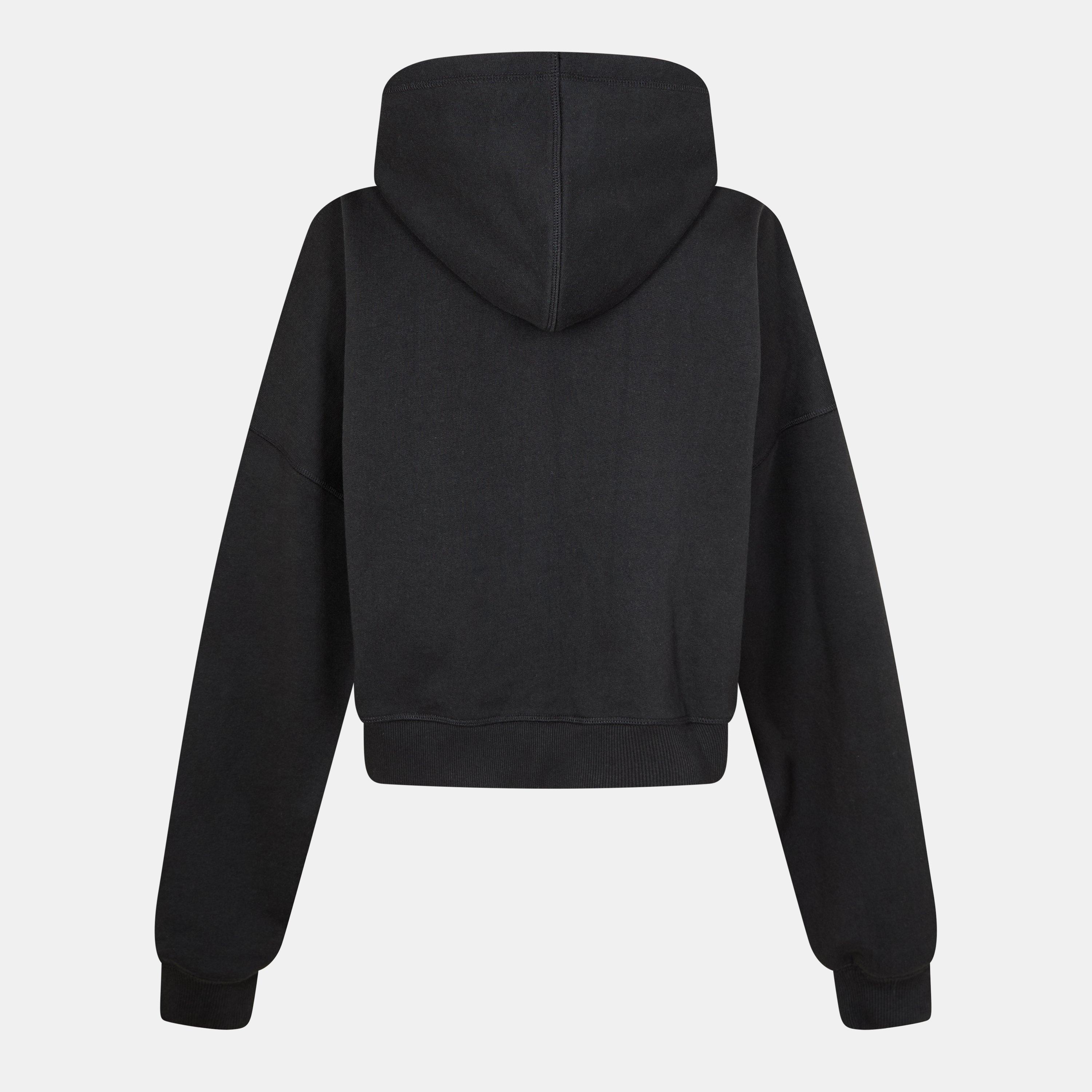 Black - Kangol - Women's Zip Hoodie - 2
