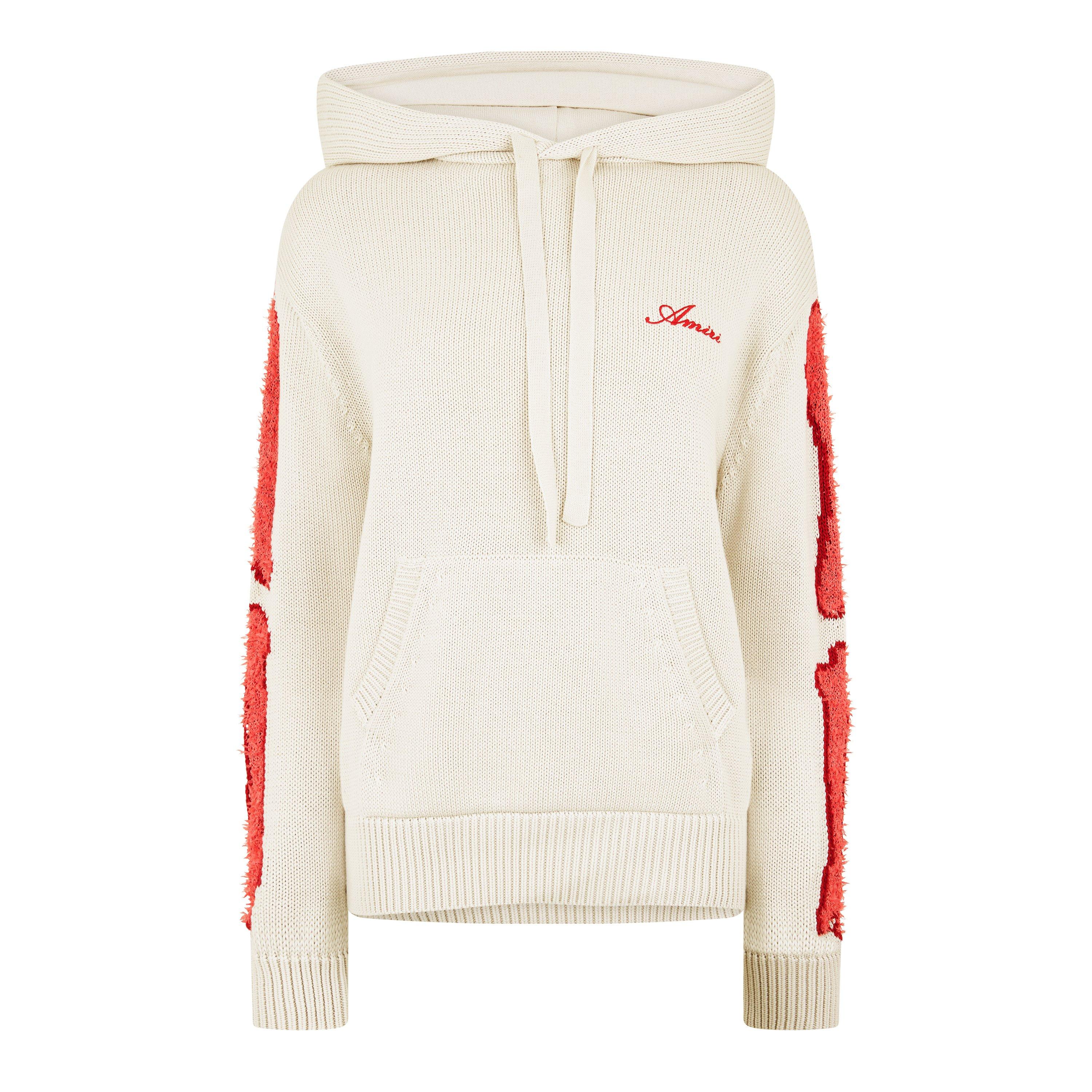 Alabaster - Amiri - Bones Knitted Hoodie - 1