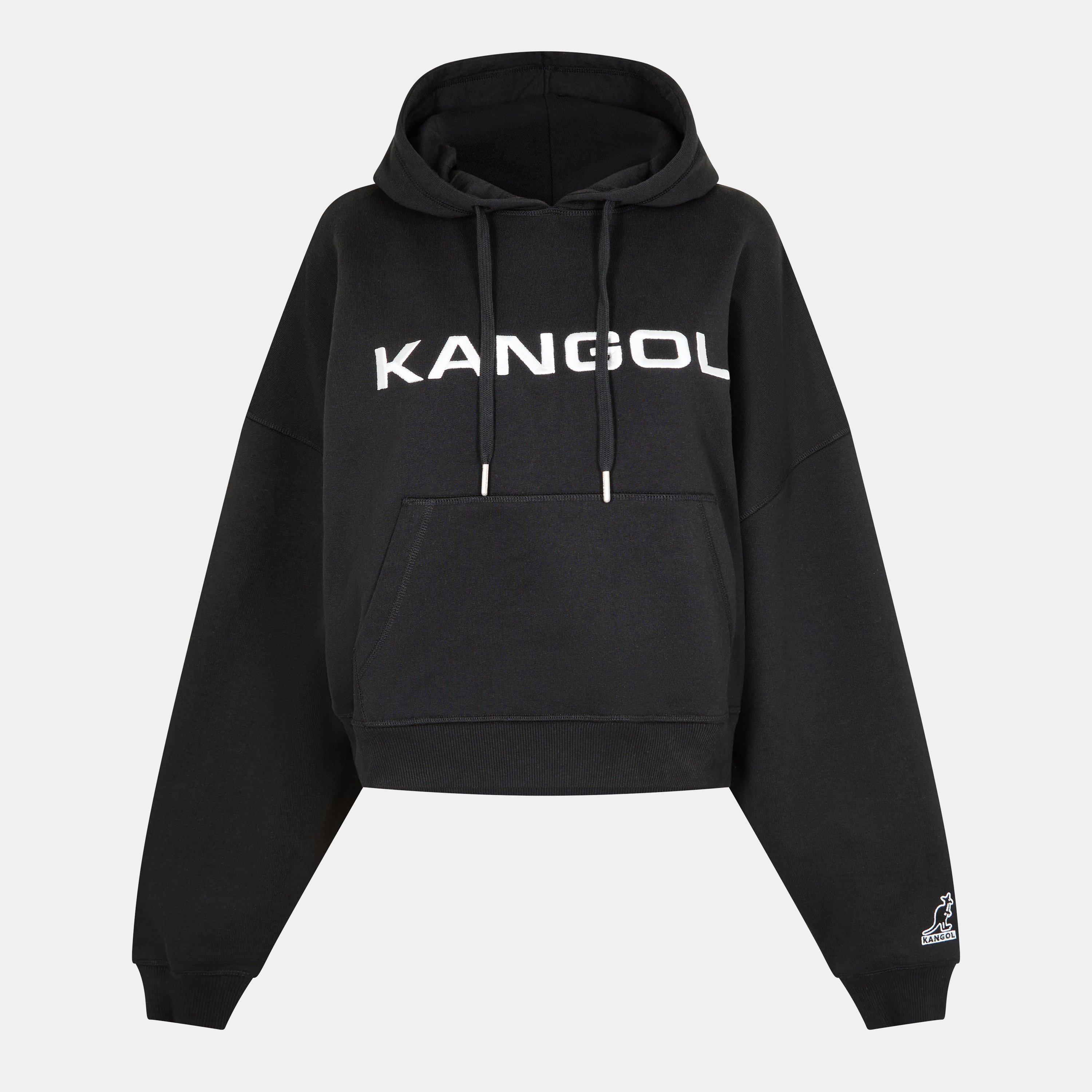Kangol Women's Wordmark Zip Hoodie - Black - 18 (2XL)