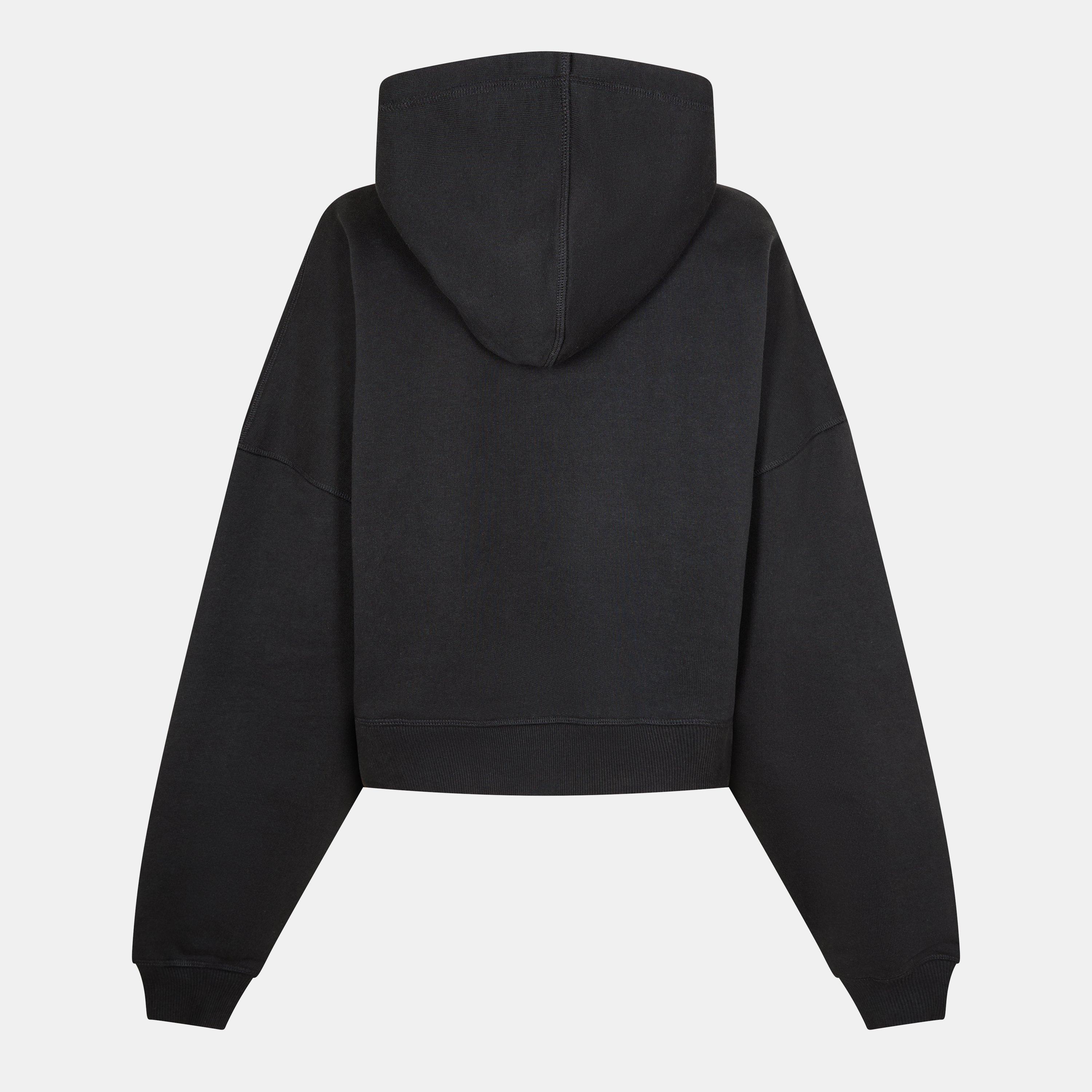 Black - Kangol - Women's Wordmark Zip Hoodie - 2
