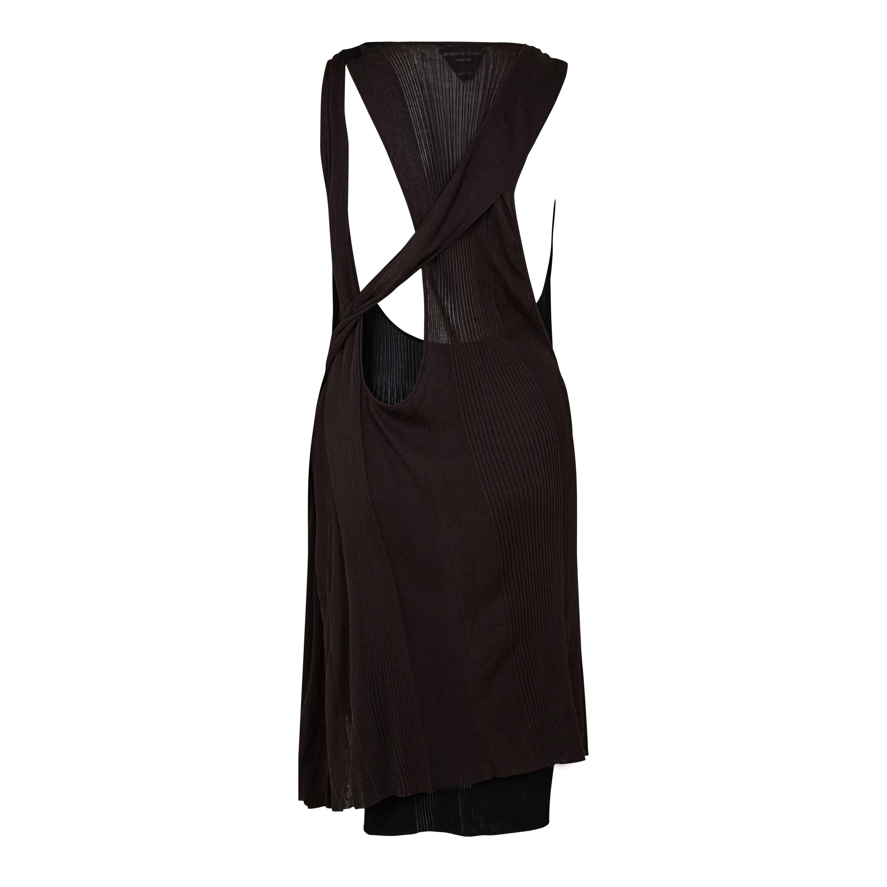 Black - Bottega Veneta - Women's Knitted Jumper Dress - 2