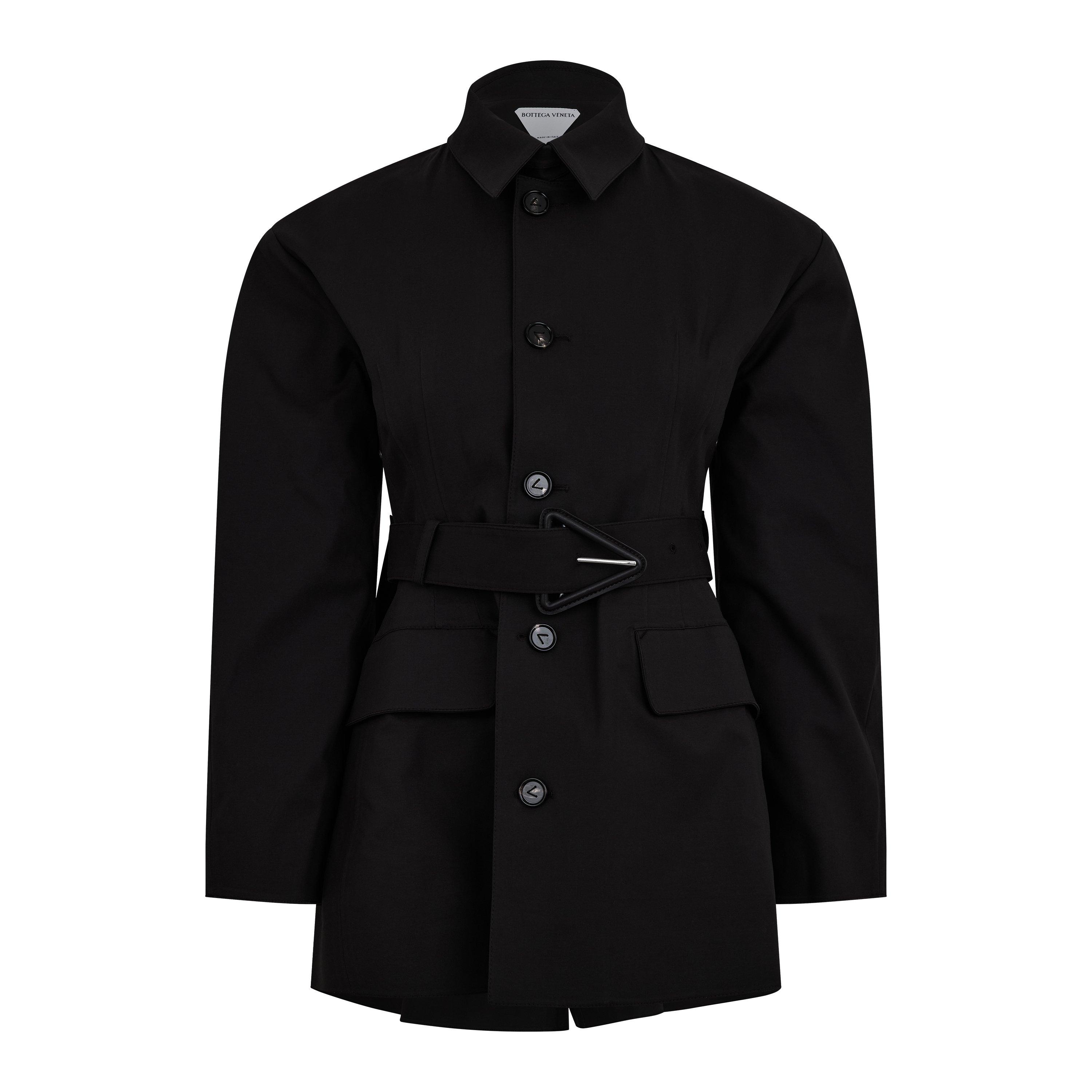 Fondente - Bottega Veneta - Women's Structured Overcoat - 1