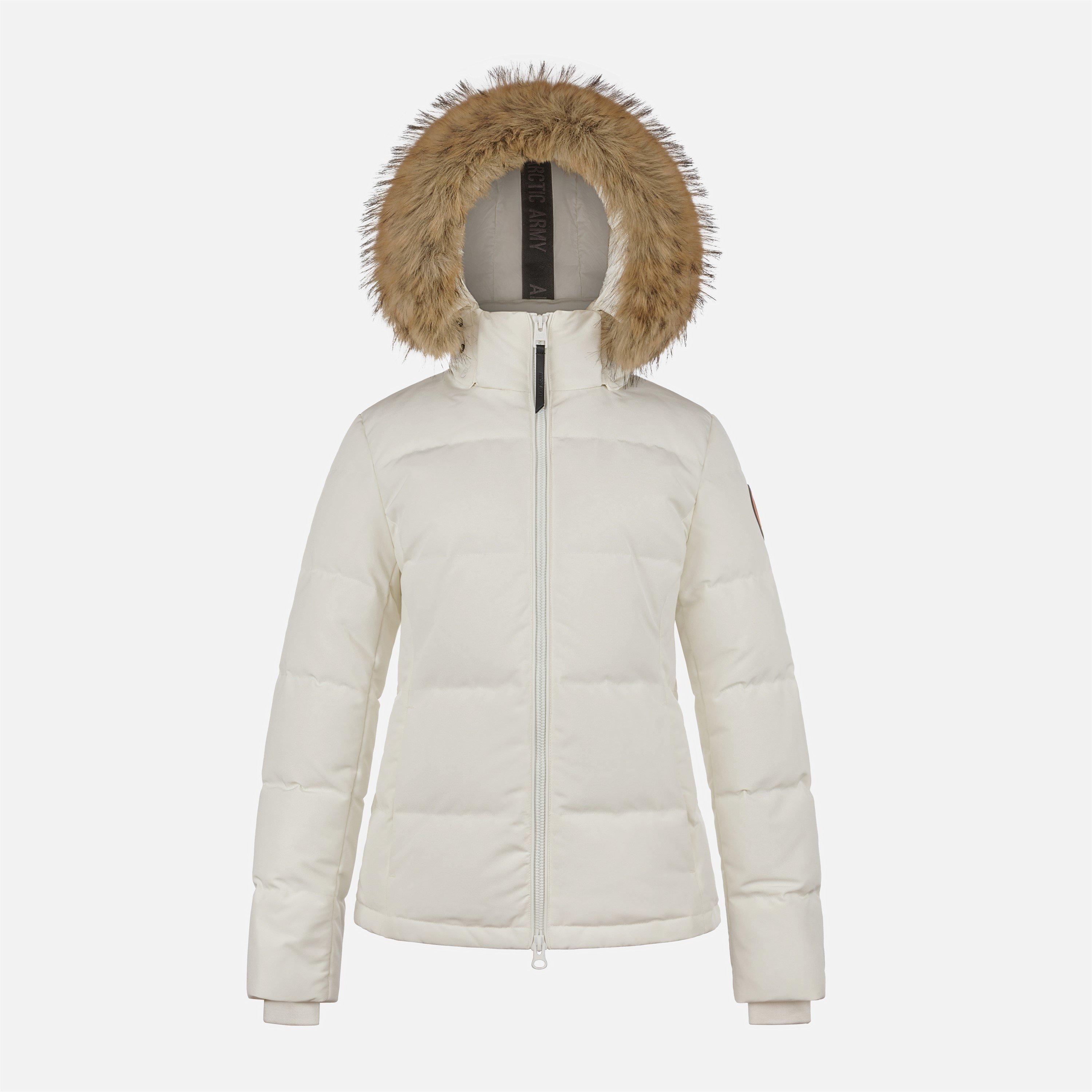 Women's Hooded Long Sleeve Weather Resistant Parka