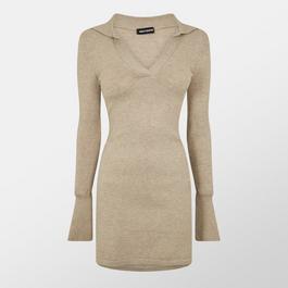 Missy Empire Knitted Mini Dress Womens