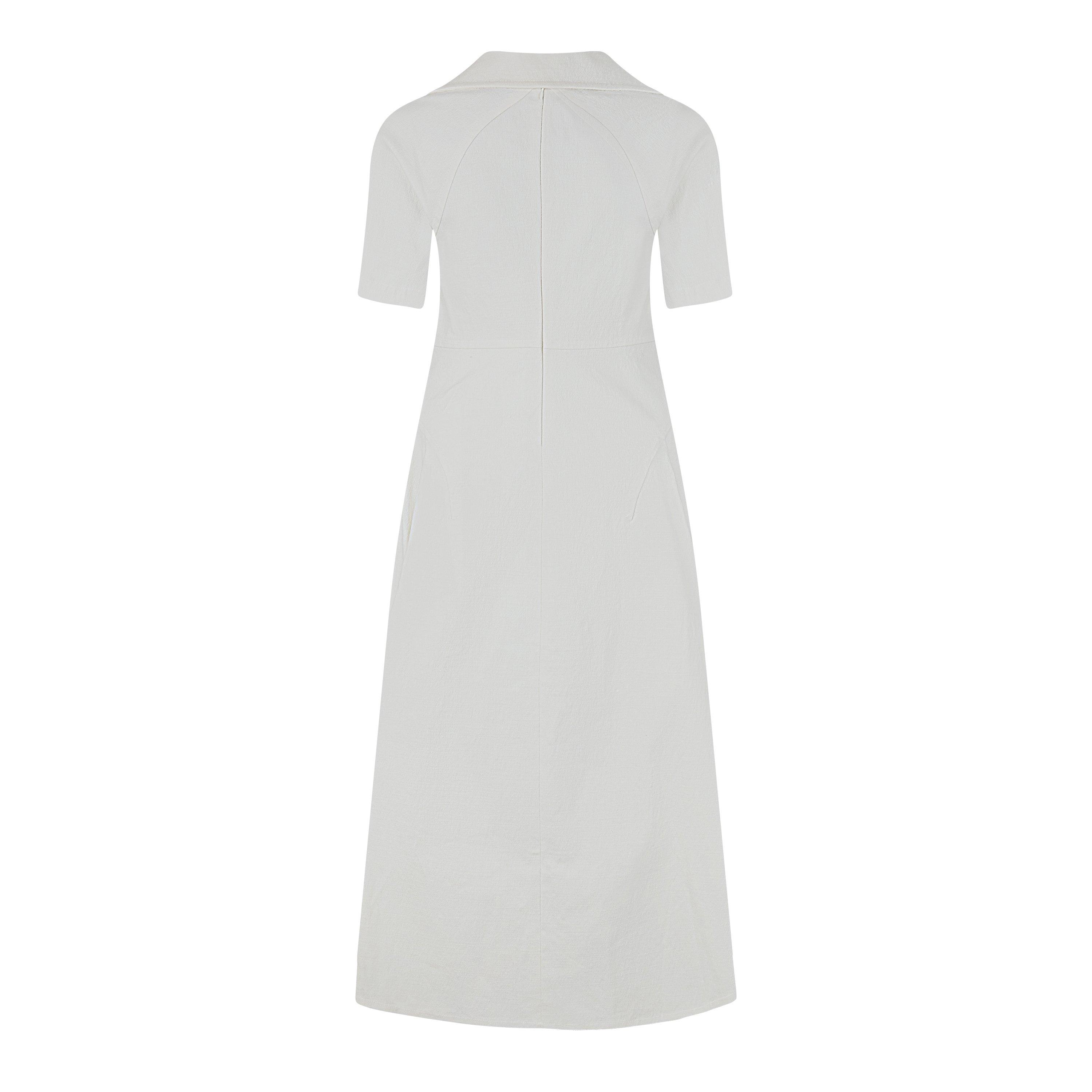 Chalk - Bottega Veneta - Women's Stretch Knitted Jumper Dress - 2