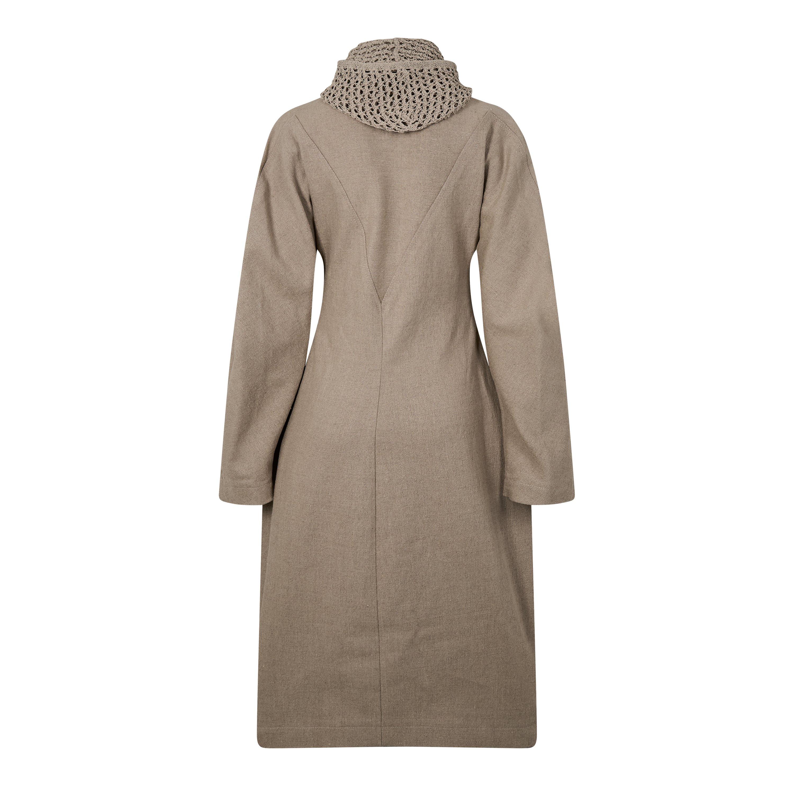 Natural - Bottega Veneta - Women's  Tailored Overcoat - 2