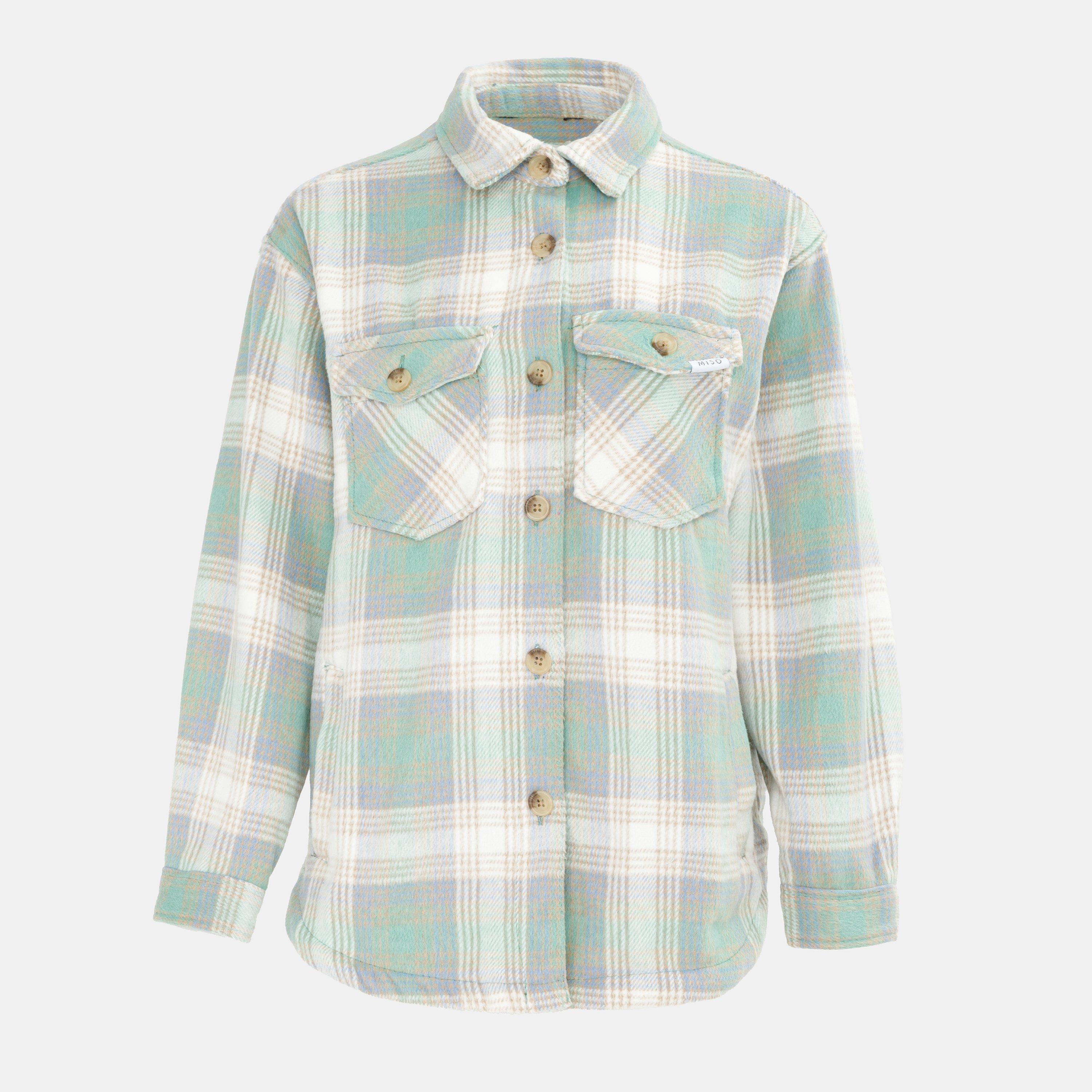 Green - Miso - Wool Shirt Ladies - 1
