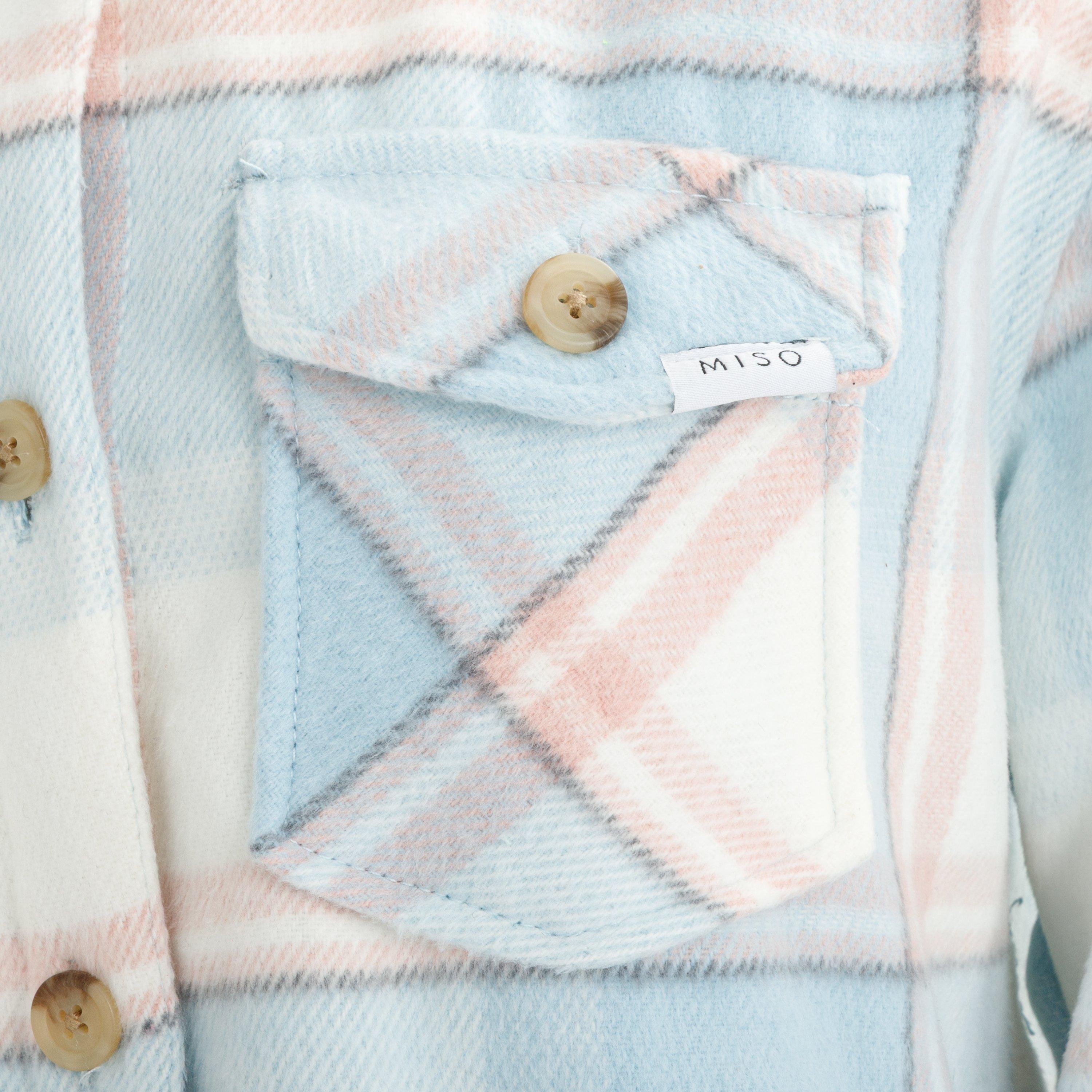 Light Blue - Miso - Wool Shirt Ladies - 4