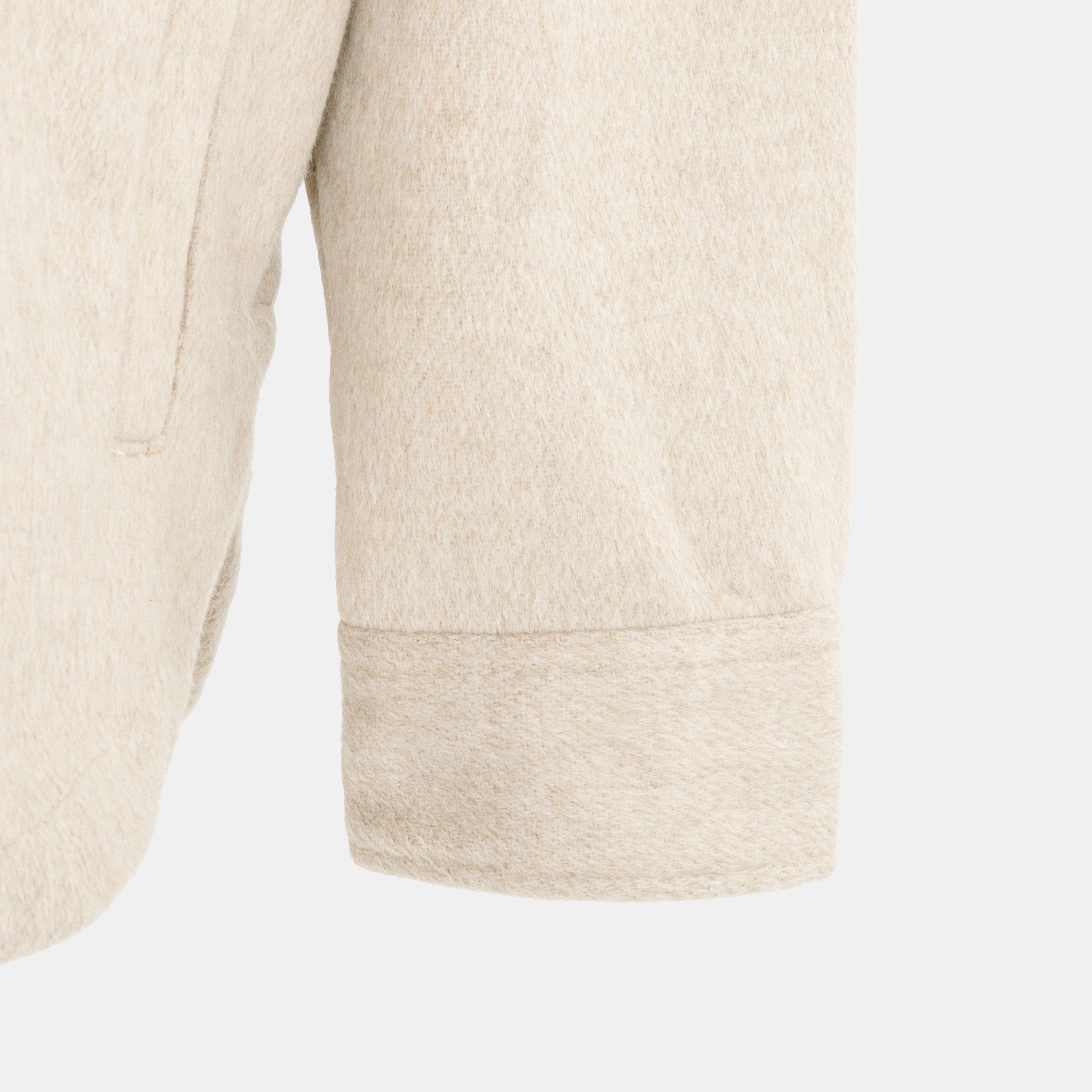 Lys beige - Miso - Wool Shirt Ladies - 5