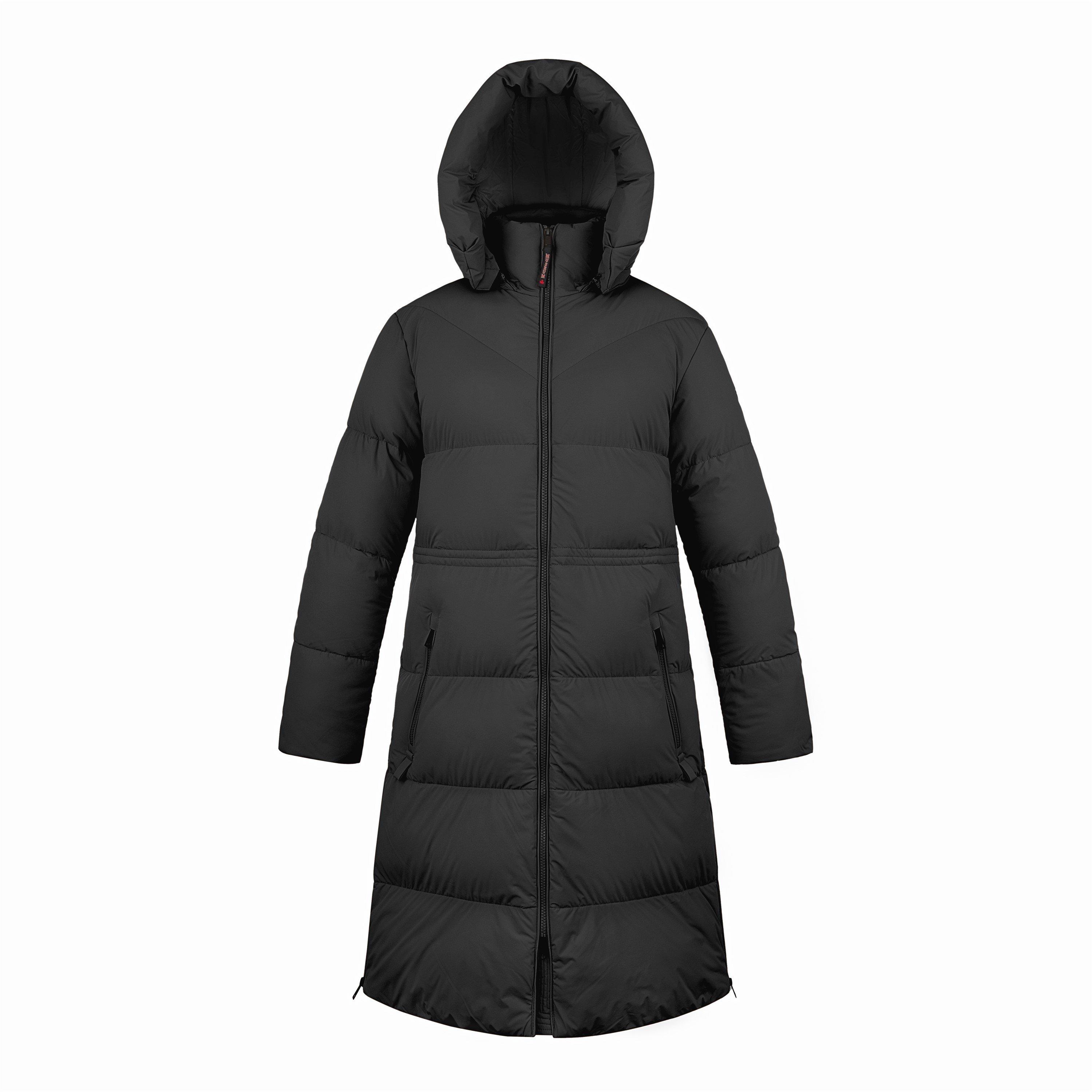 Crna - Museum - Women's L Pad Long Puffer Jacket - 1