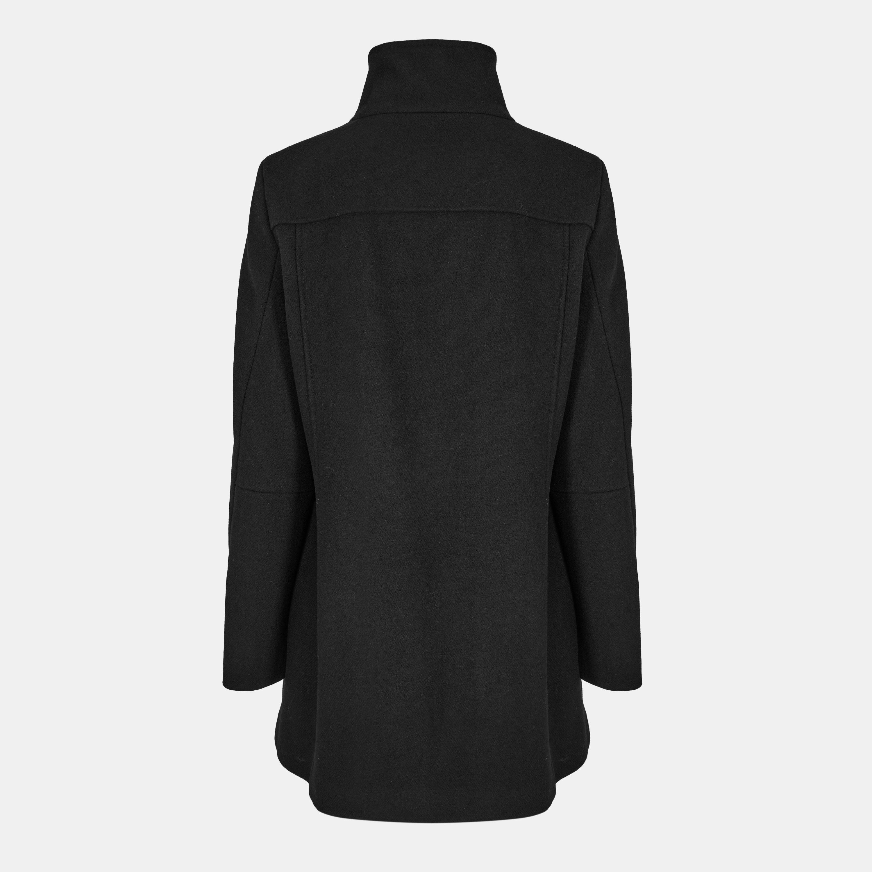 Nero - DKNY - Women's Zipped Overcoat - 2