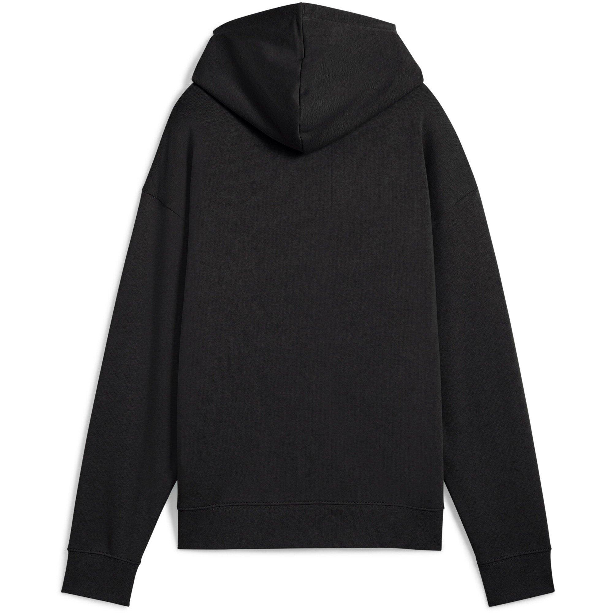 Preto Puma - Puma - Women's Script Comfort Tech Fleece Overhead Hoodie - 2