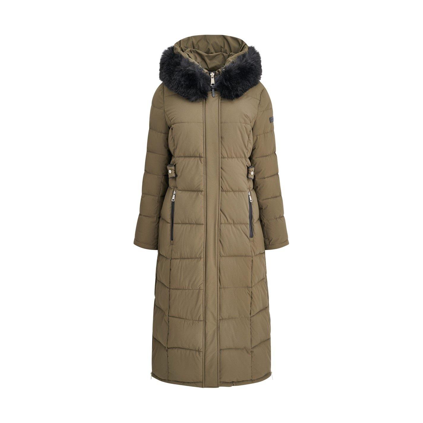 Loden - DKNY - Womens Lizzie Longline Long Puffer Jacket - 4
