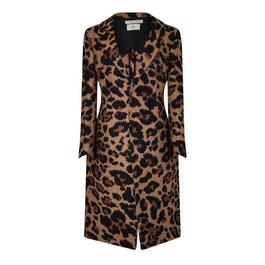 Bottega Veneta BV Leopard Coat Ld99