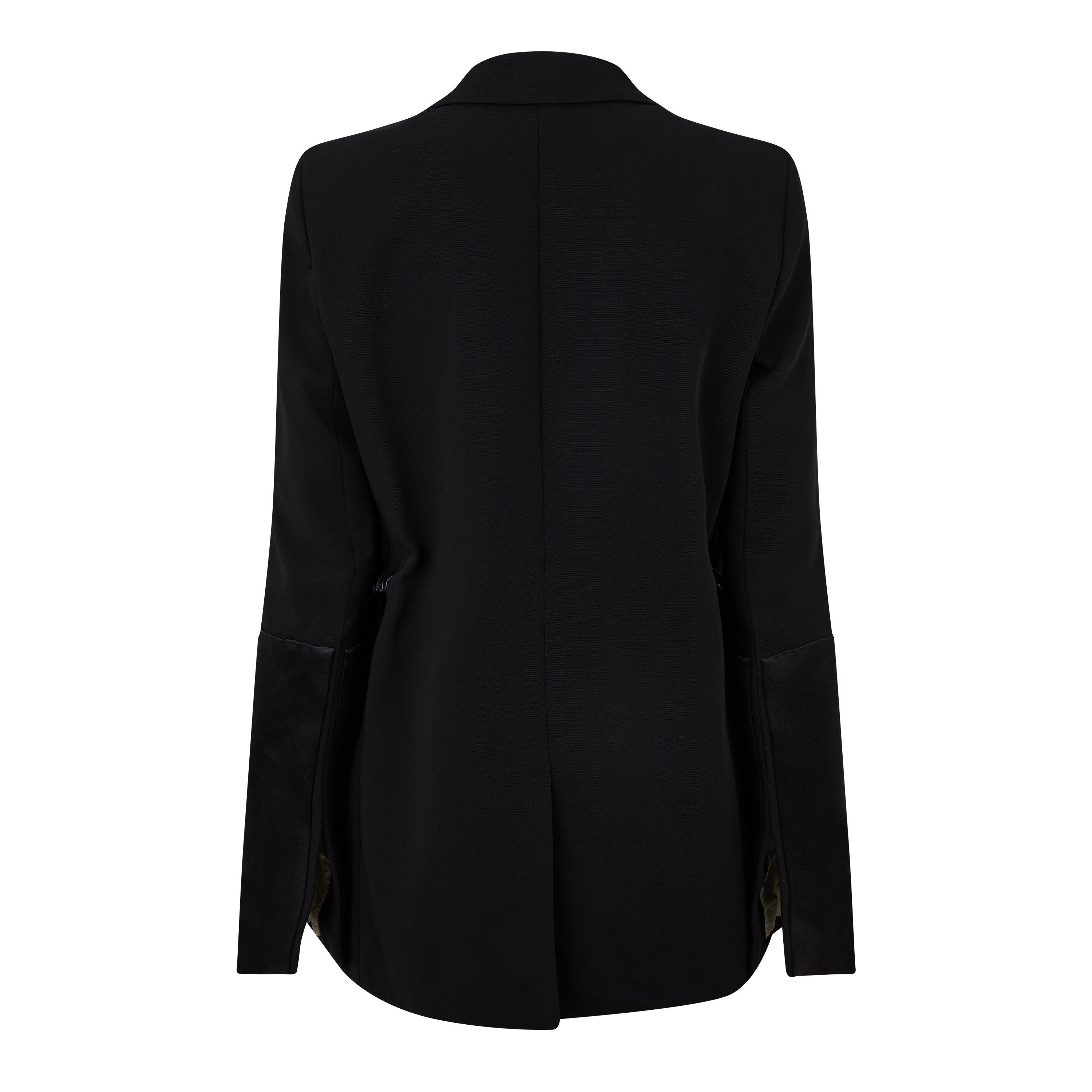 Nero - Bottega Veneta - Women's  Overcoat - 2