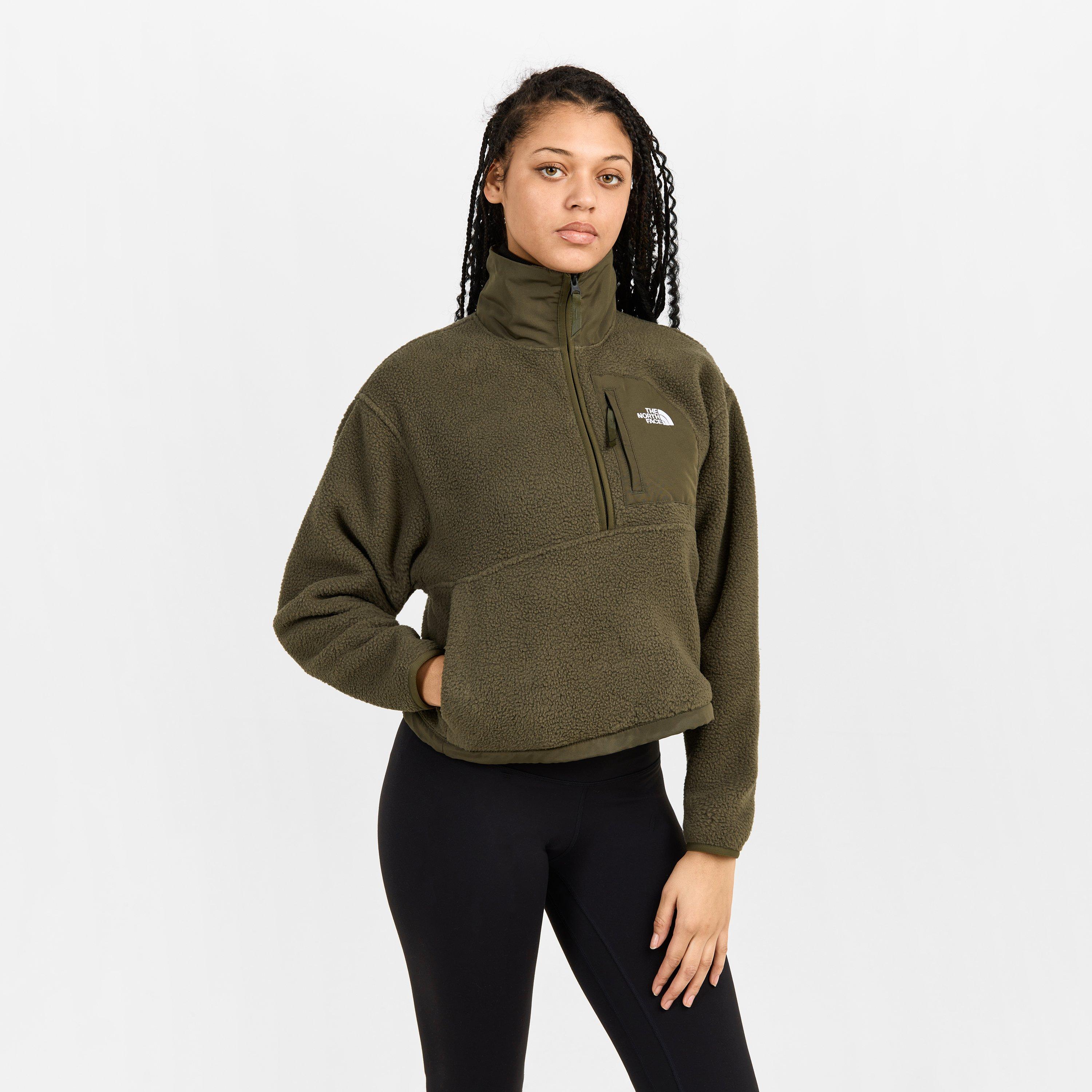 Taupe Green - The North Face - Women's Yumiori 1/4 Zip Fleece - 3