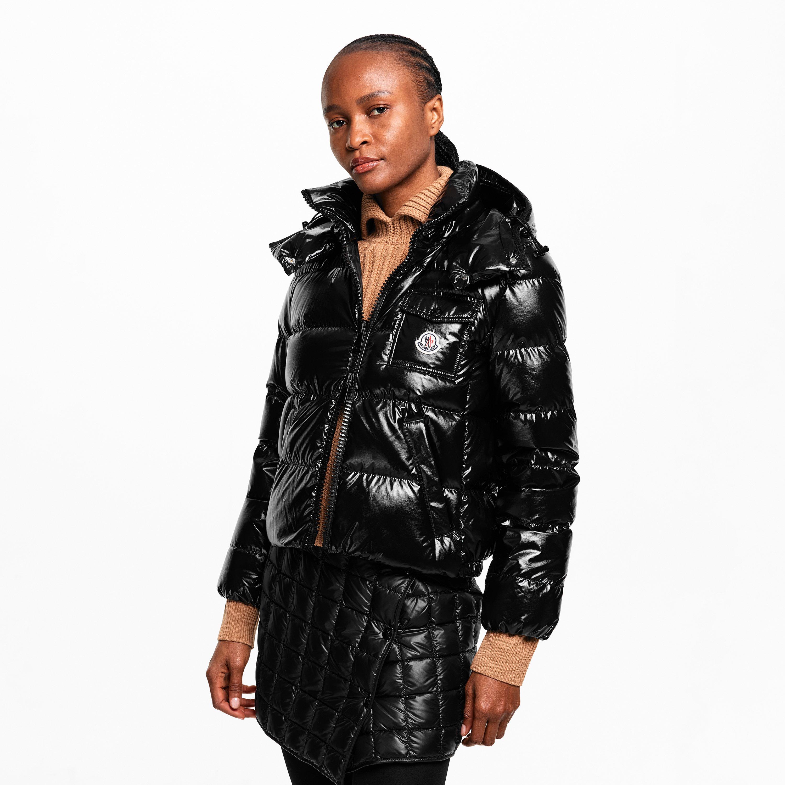 Black 999 - Moncler - Women's Andro Short Puffer Jacket - 3