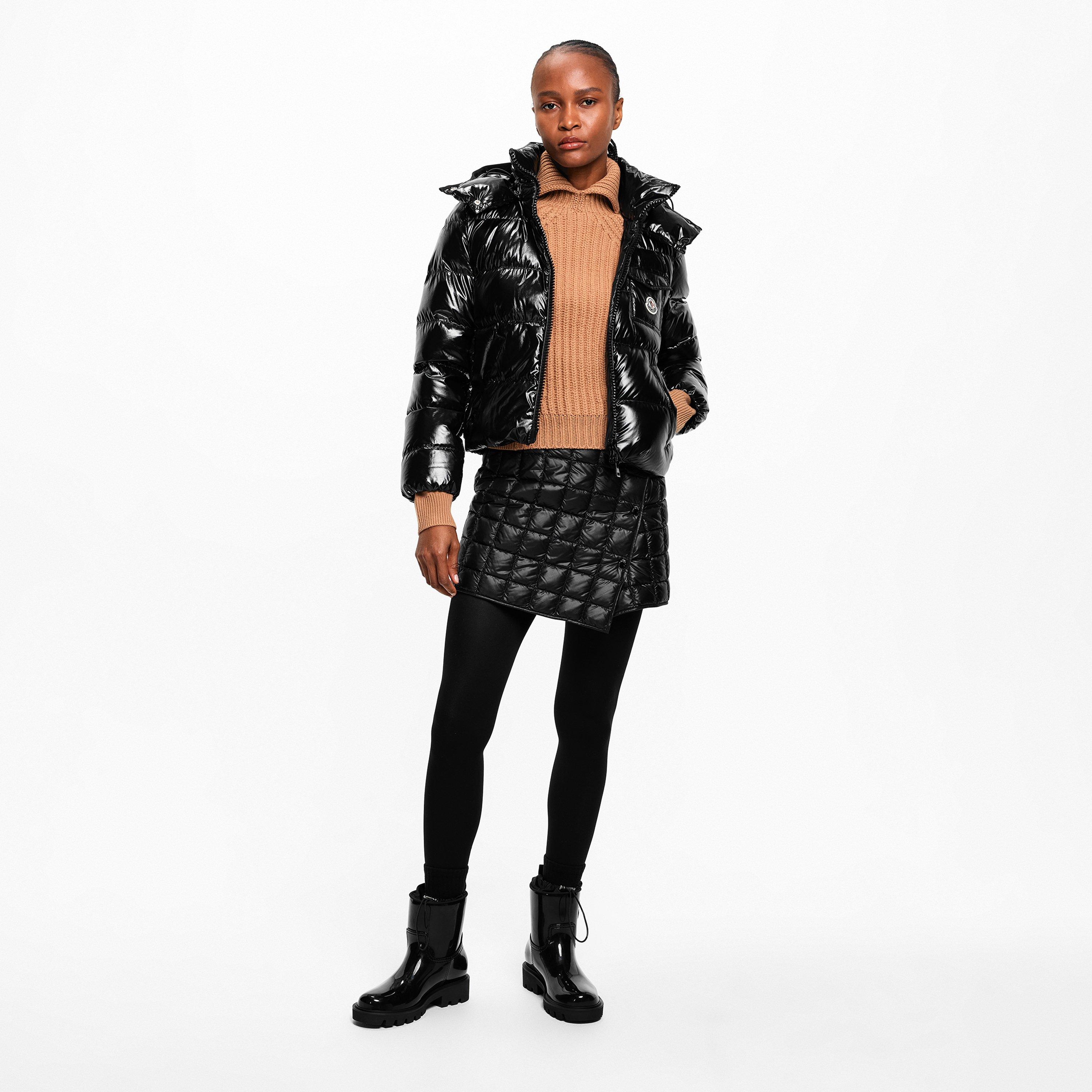 Black 999 - Moncler - Women's Andro Short Puffer Jacket - 6