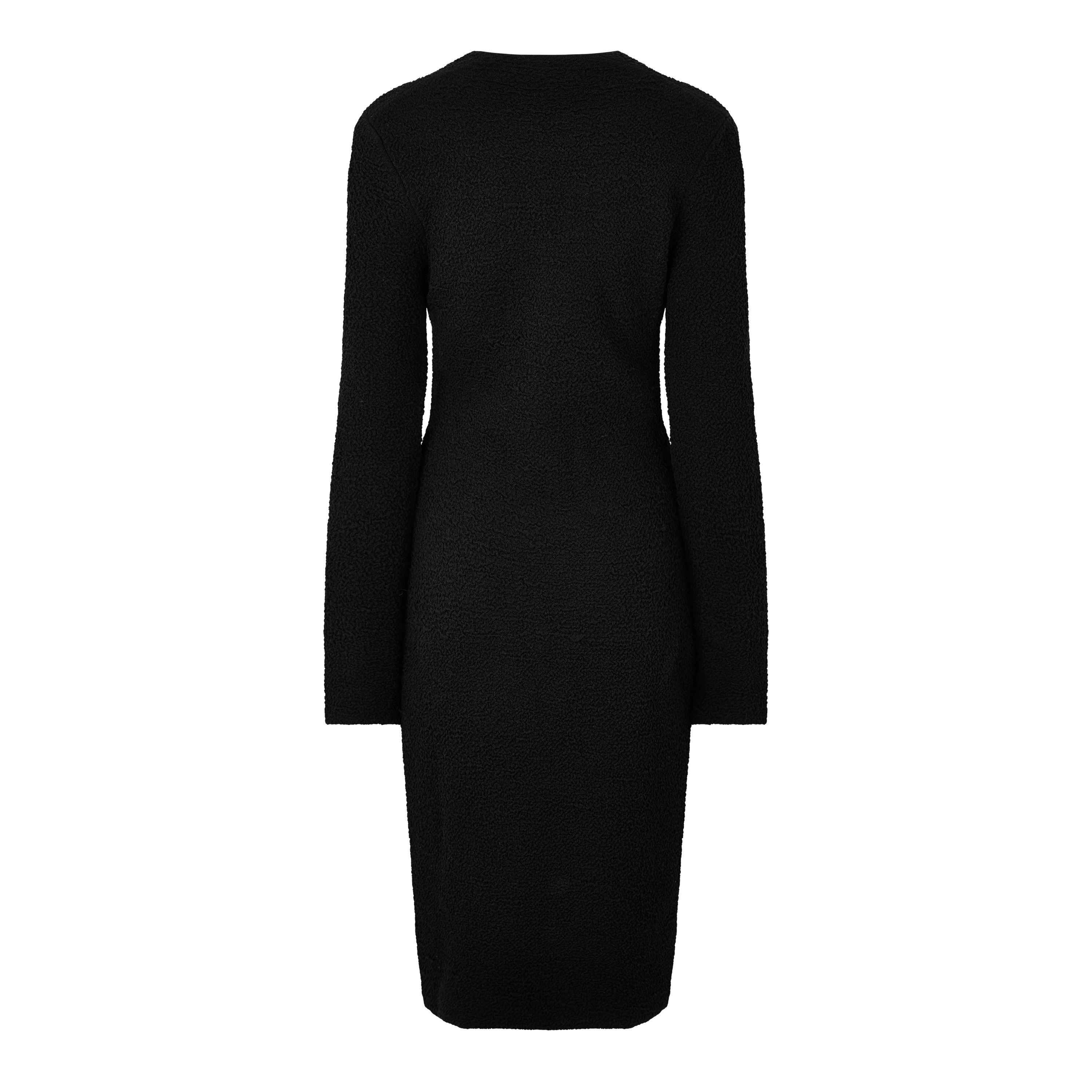 Nero - Bottega Veneta - Women's Knitted Jumper Dress - 2