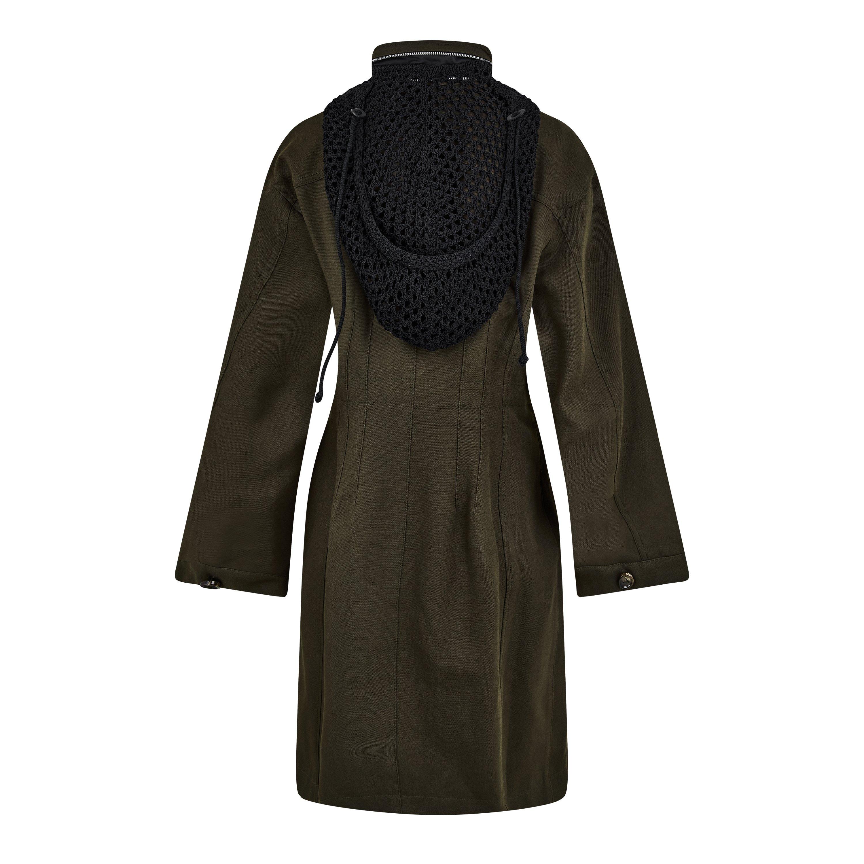 Dark Olive - Bottega Veneta - Women's Weather-Resistant Parka - 2