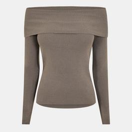 Noisy May Knitted Off Shoulder Top