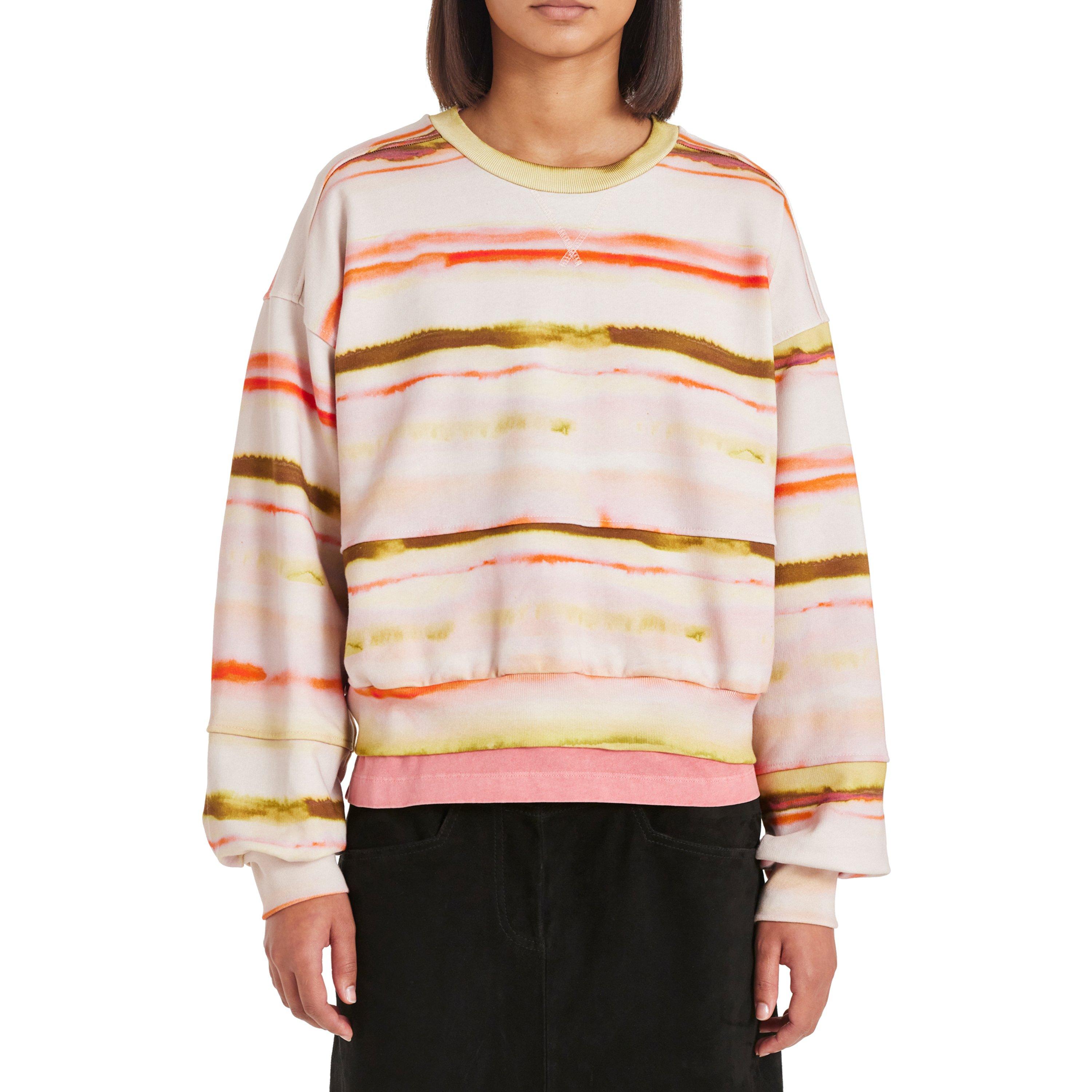 Pinks - PS Paul Smith - Women's Stripe Crew Sweatshirt - 2