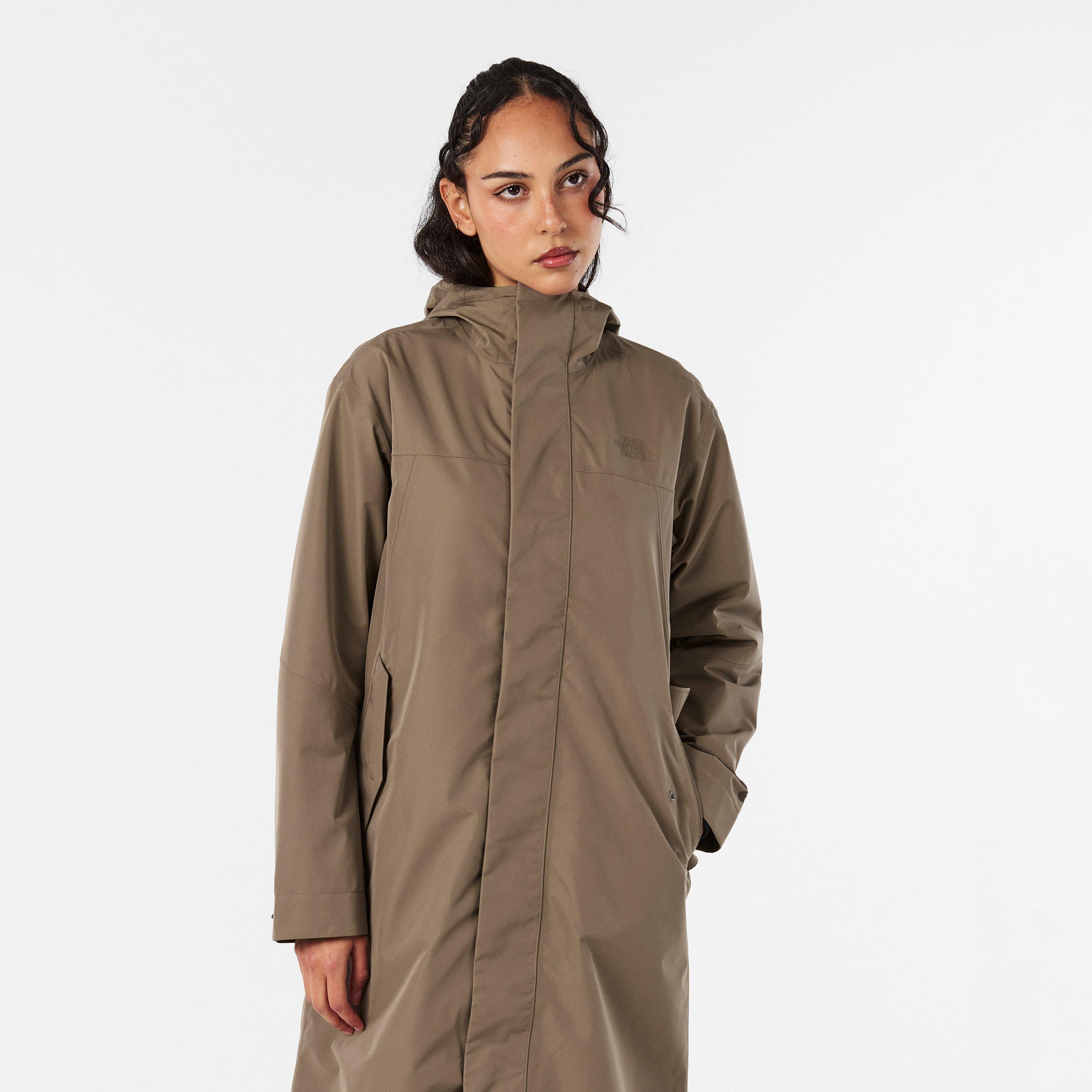 Mocha Brown - The North Face - Women's Nukabira Rain Shell Parka - 3