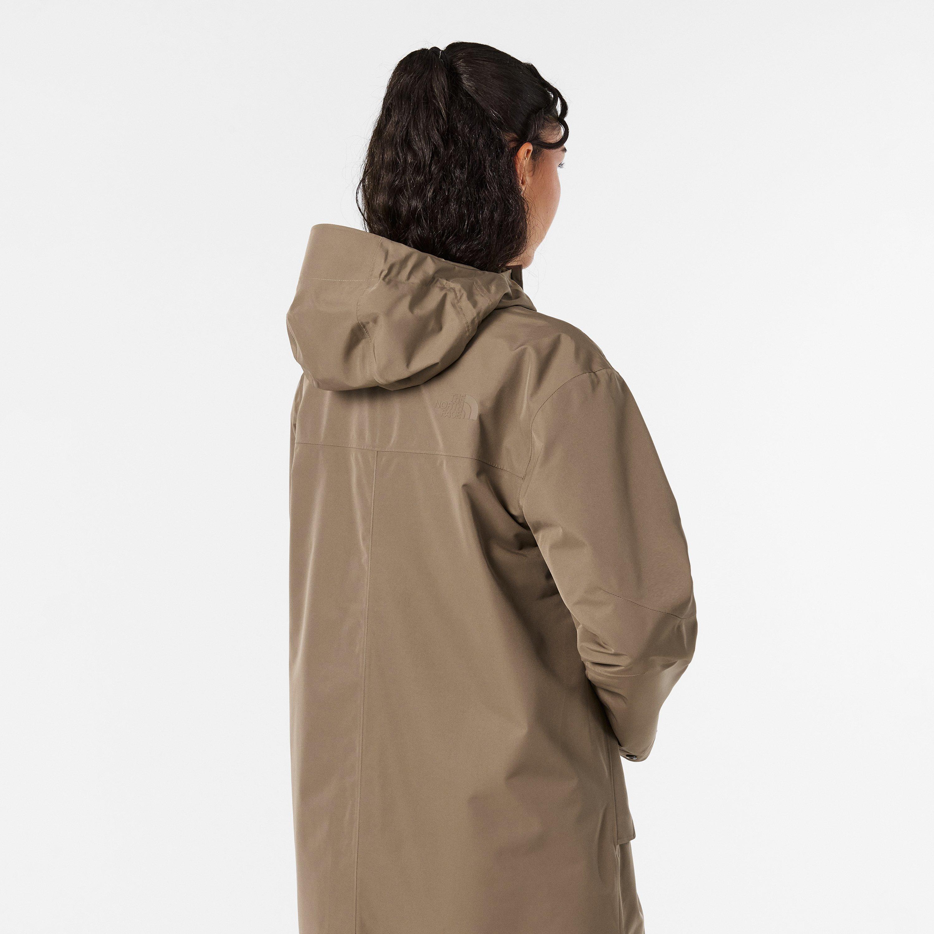Mocha Brown - The North Face - Women's Nukabira Rain Shell Parka - 4