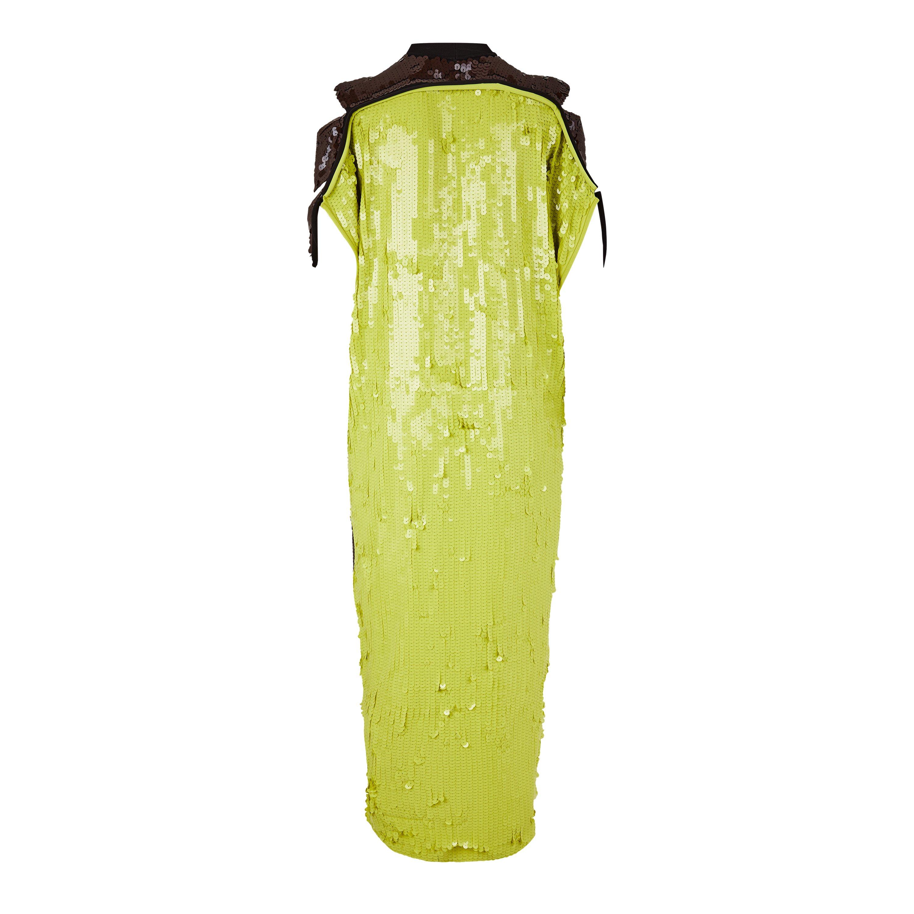 Fondente-Kiwi - Bottega Veneta - Women's Knitted Dress - 2