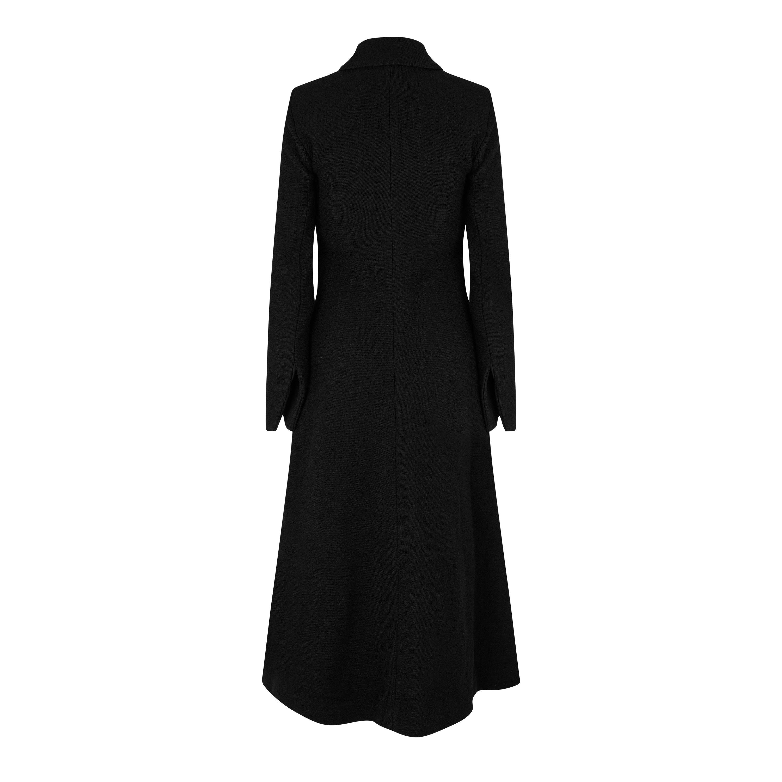 Black - Bottega Veneta - Women's Structured Overcoat - 2