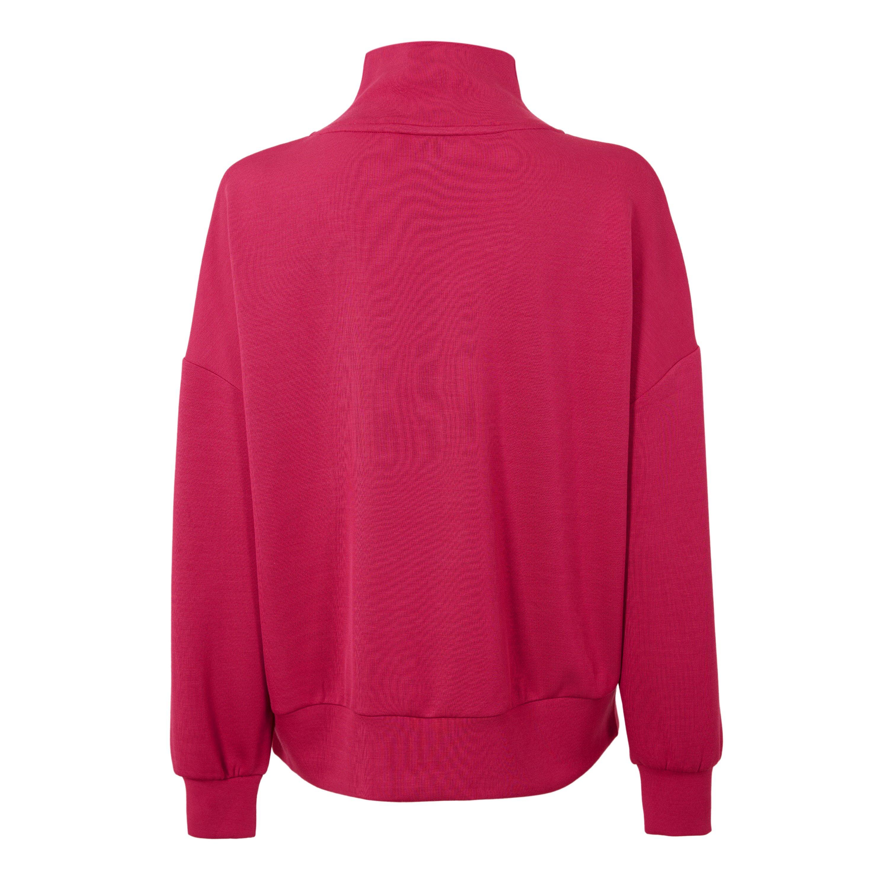 rich raspberry - Varley - Hawley Half Zip Sweatshirt - 2