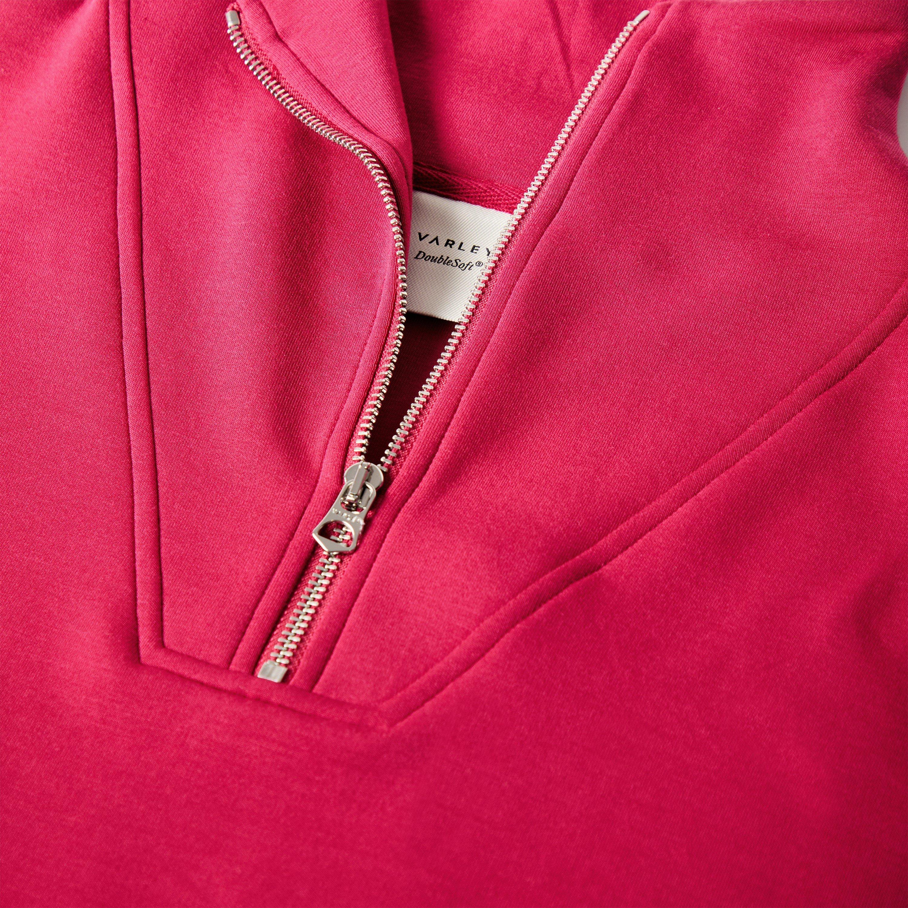 rich raspberry - Varley - Hawley Half Zip Sweatshirt - 5