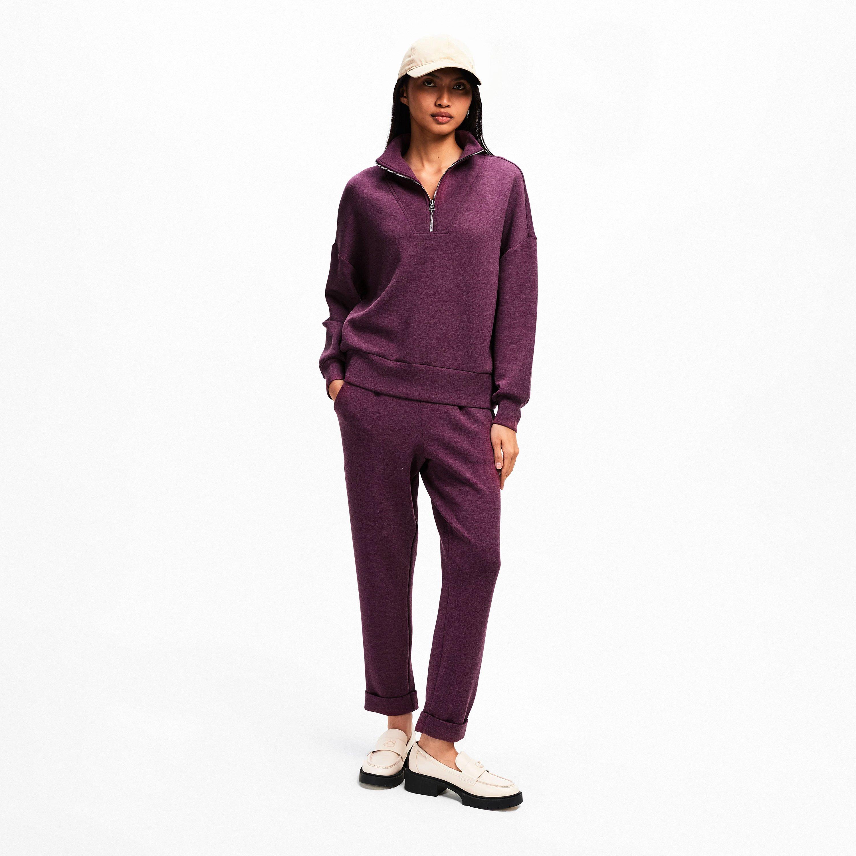 sassafras marl - Varley - Hawley Half Zip Sweatshirt - 6