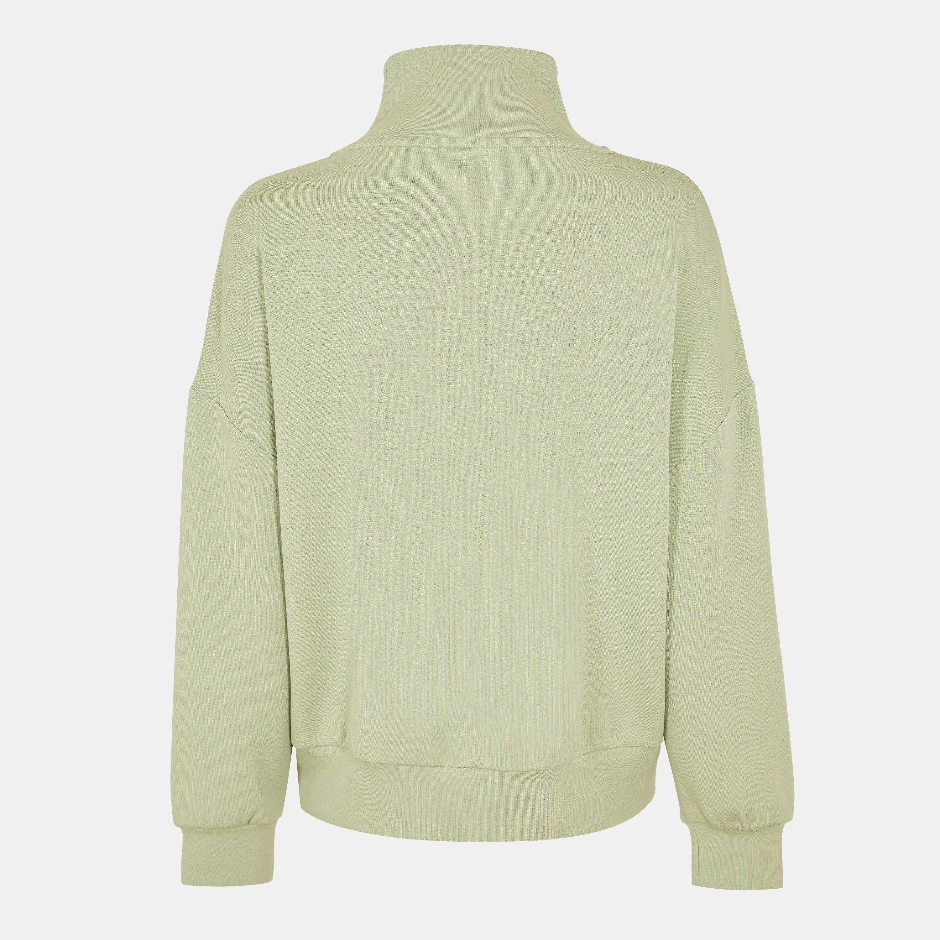 Snow Sage - Varley - Hawley Half Zip Sweatshirt - 2