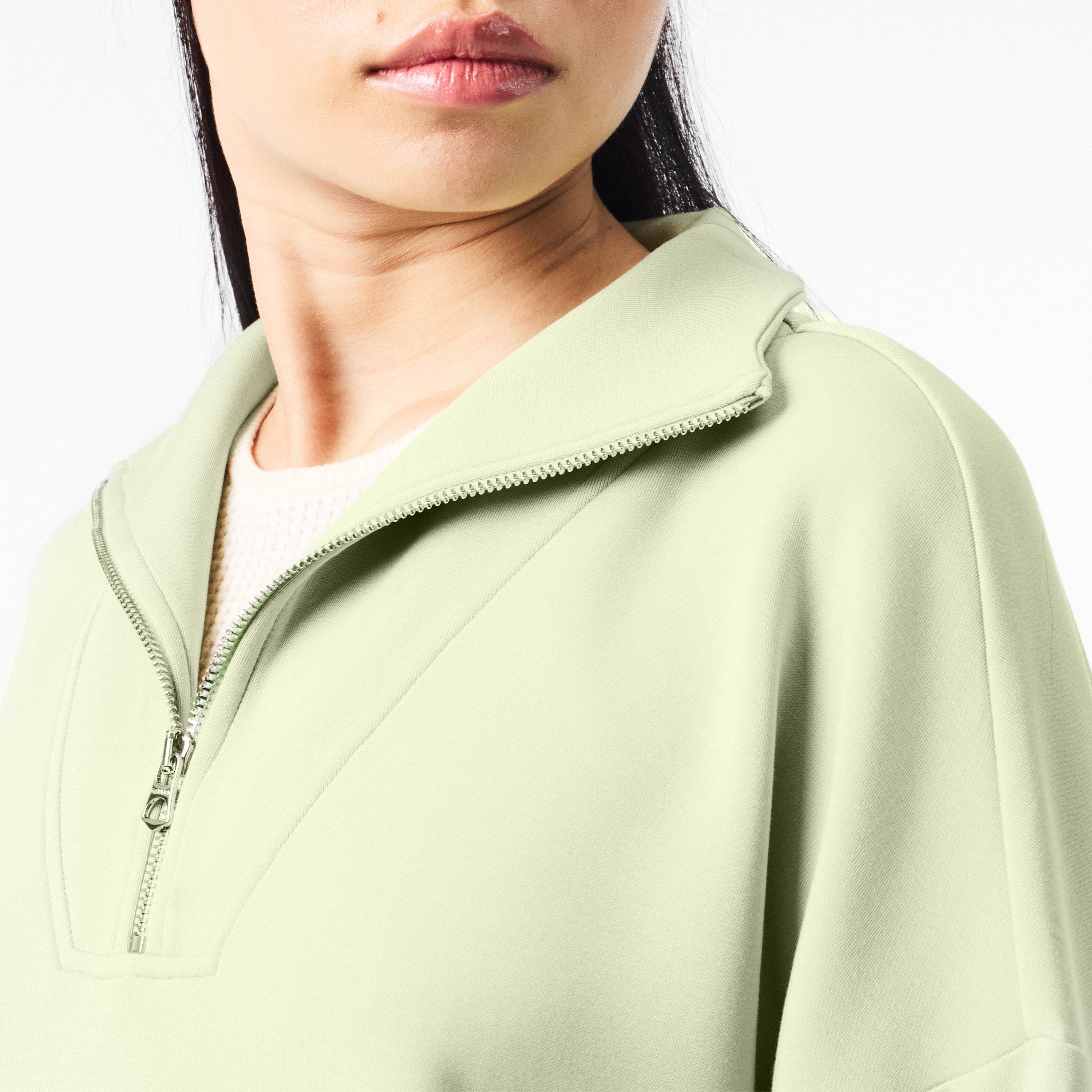 Snow Sage - Varley - Hawley Half Zip Sweatshirt - 5