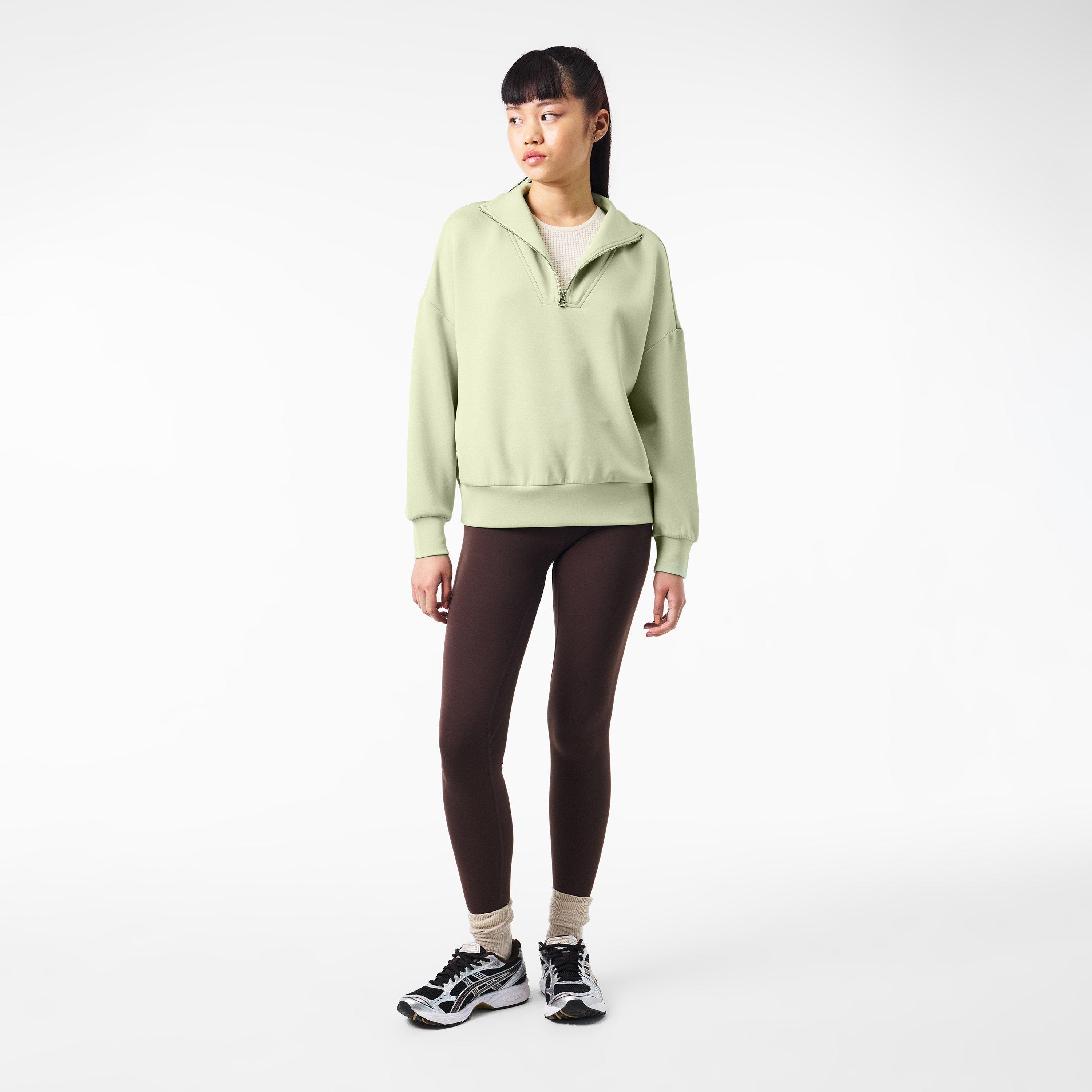 Snow Sage - Varley - Hawley Half Zip Sweatshirt - 6
