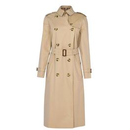 Burberry WomenS Check Cotton Waterloo Heritage Trench Coat